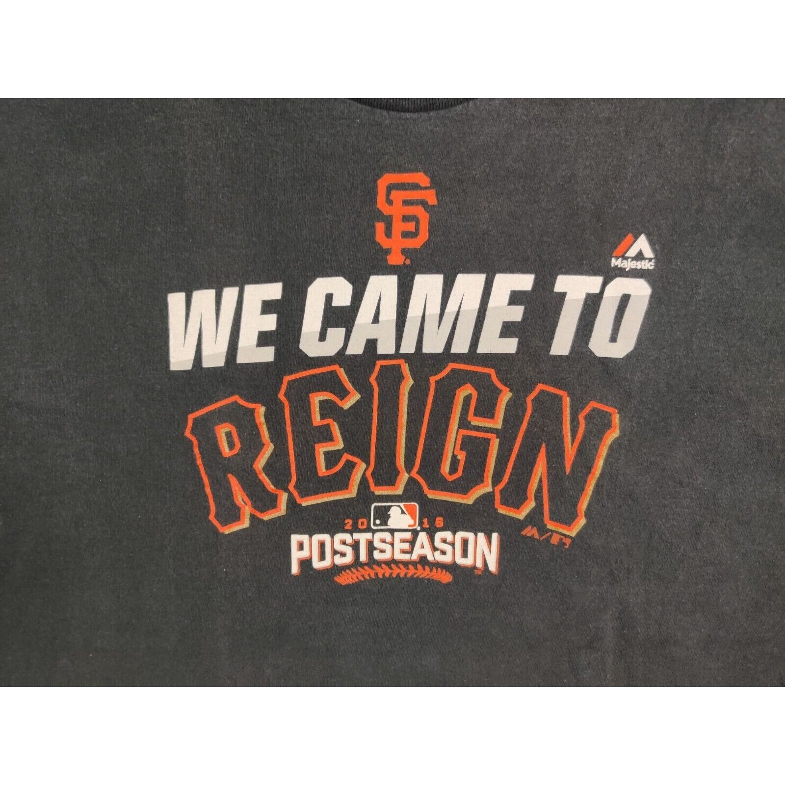 Majestic San Francisco Giants Shirt Adult Mens Welcome to Reign Size US XXL / EU 58 / 5 - 2 Thumbnail