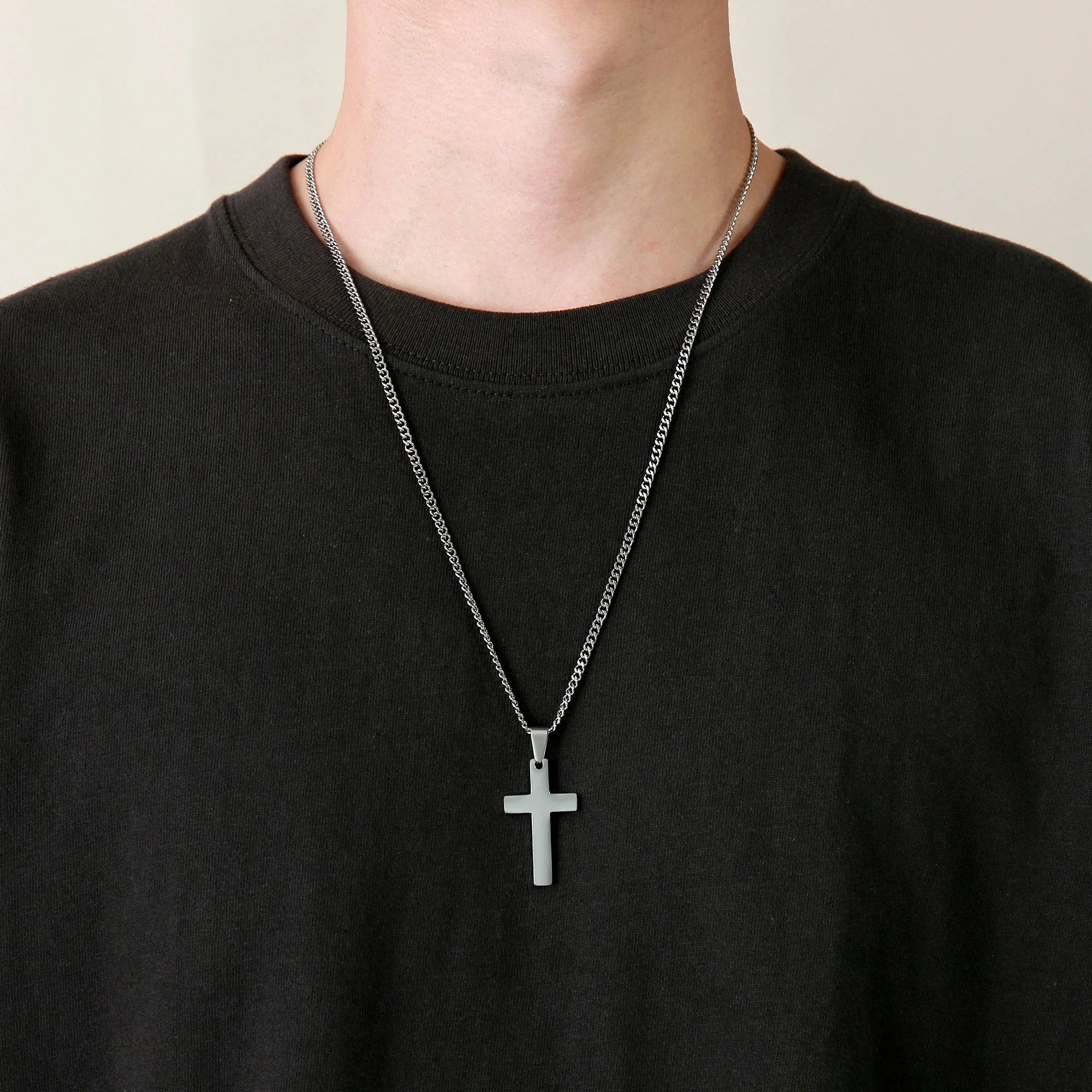 Vintage Casual Cross Pendant Necklace Size ONE SIZE - 3 Thumbnail