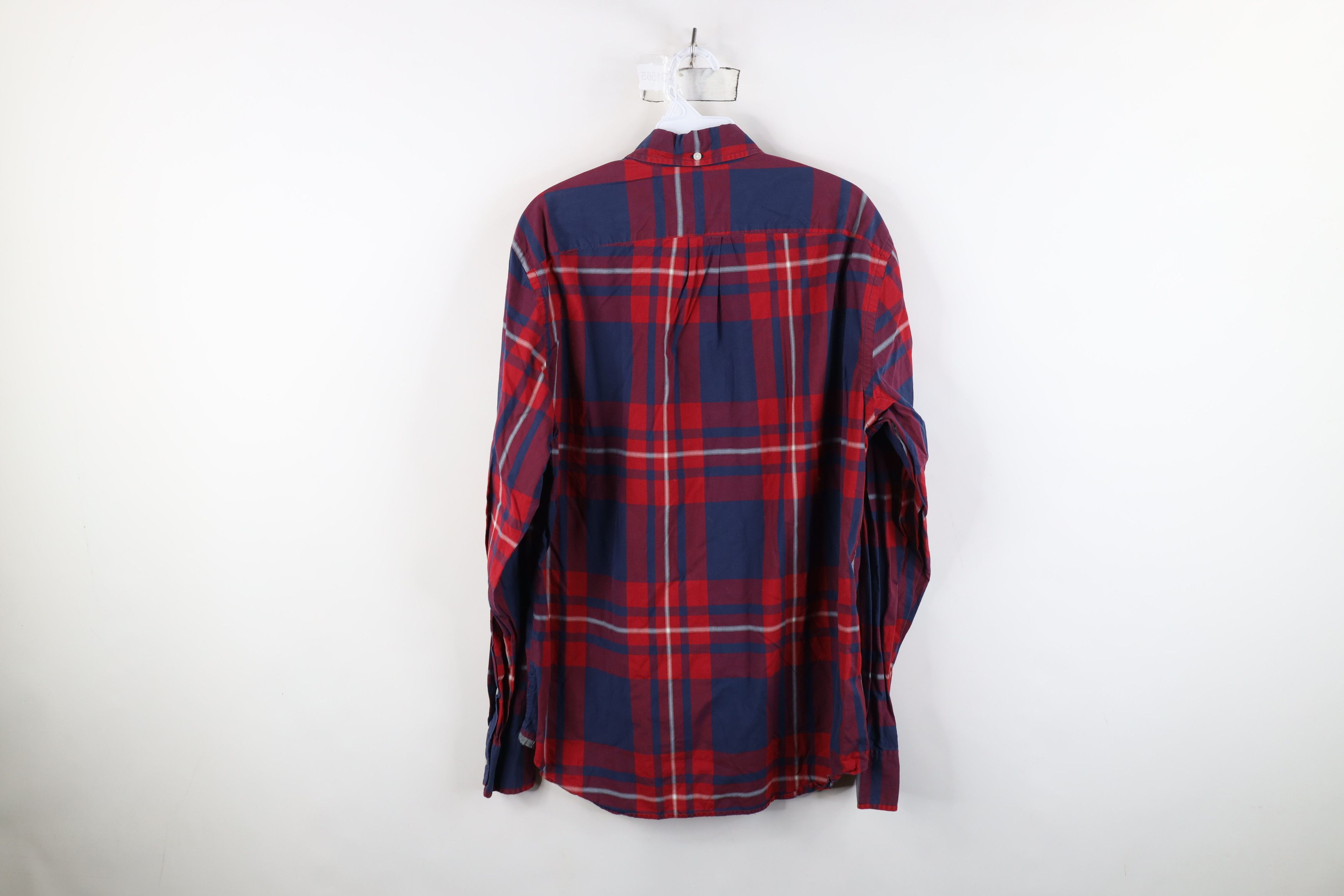 J.Crew J Crew Tartan Plaid Collared Button Down Shirt Red Cotton Size US M / EU 48-50 / 2 - 11 Thumbnail