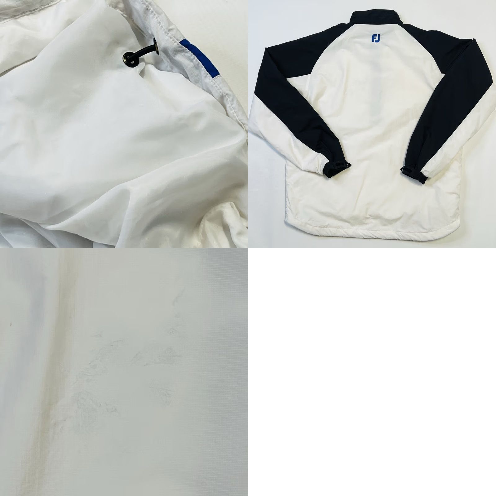 Footjoy FootJoy Windbreaker Jacket Men L Blue White 1/4 Zip Pullover Lightweight Polo Shirt Style Outdoor Golf Size US L / EU 52-54 / 3 - 9 Thumbnail