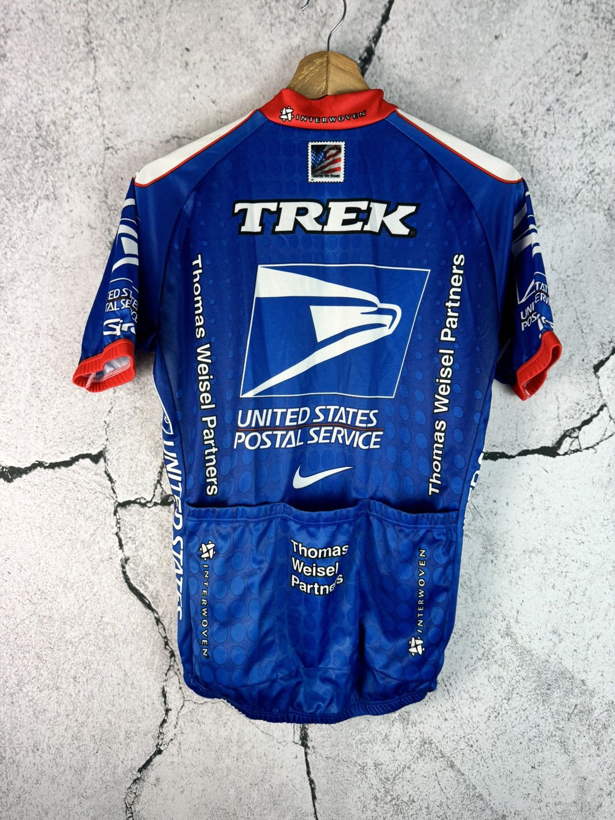 Nike NIKE Postal Service US TREK Subaru Cycling Jersey Bike Size US S / EU 44-46 / 1 - 2 Thumbnail