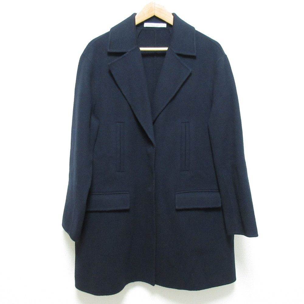 Theory Theory theory luxe NEW MOTION SHIRLEY Cashmere Blend Coat Leather Outerwear DUTY FREE for USA Size ONE SIZE - 1 Thumbnail