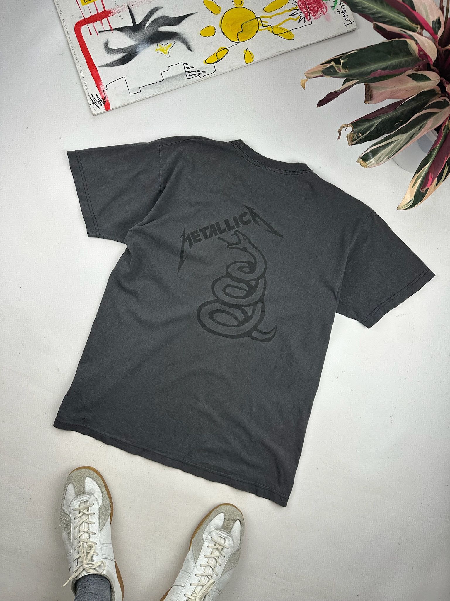 Band Tees OG Metallica Black Album Shirt vintage band faded tee Size US M / EU 48-50 / 2 - 9 Thumbnail