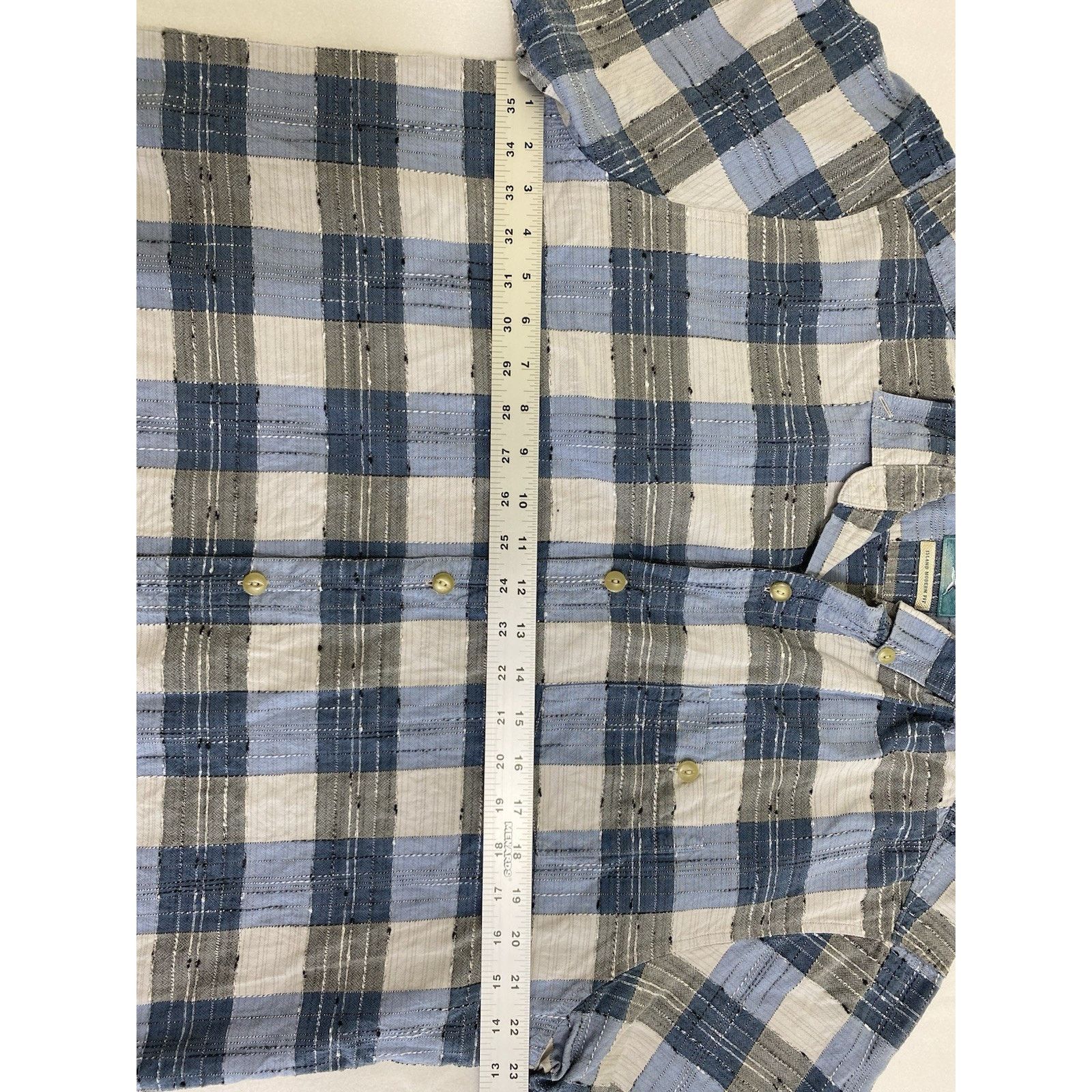 Tommy Bahama Tommy Bahama Short-sleeve Check Plaid Button Shirt Men's XL Size US XL / EU 56 / 4 - 7 Thumbnail