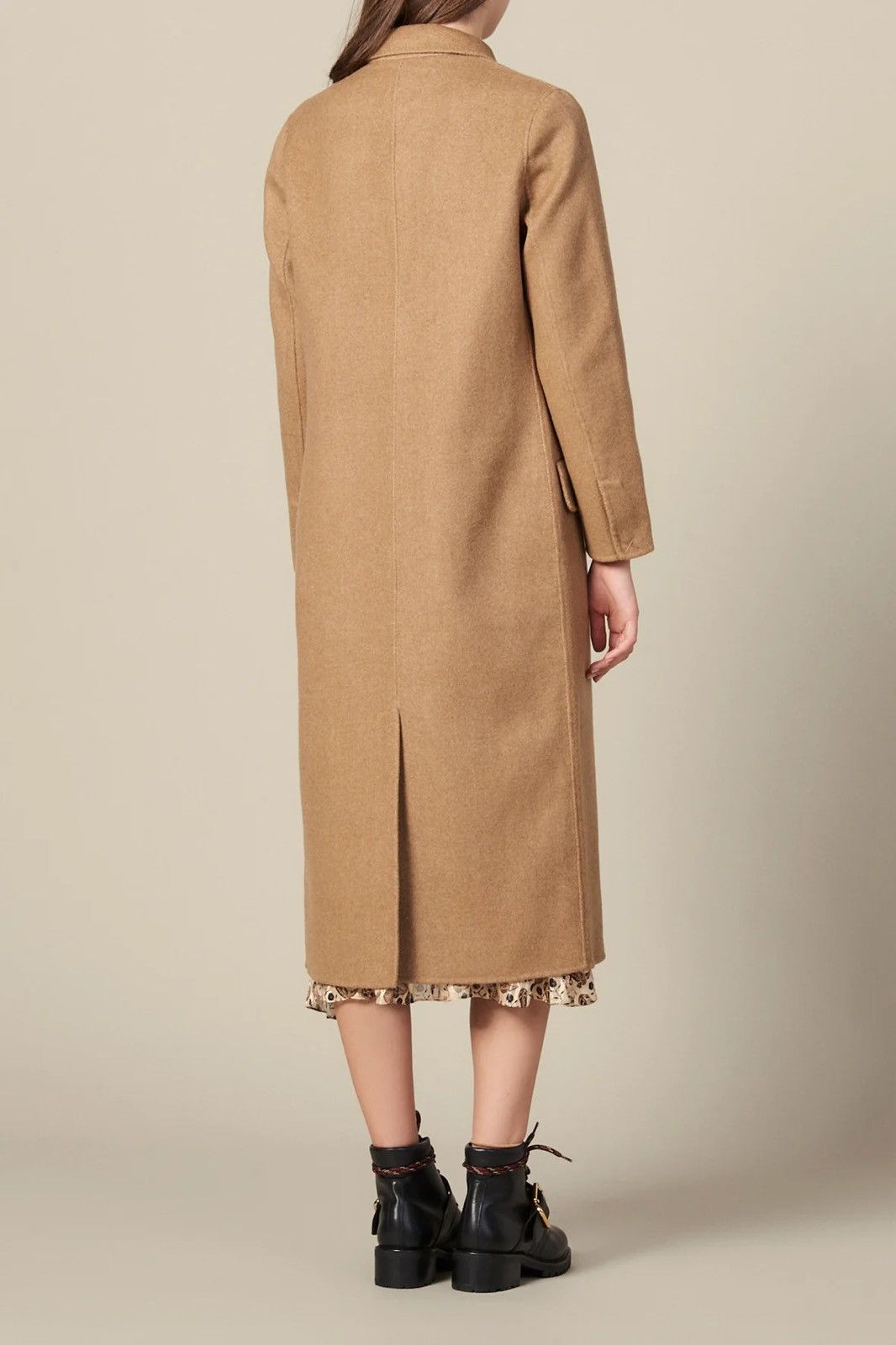 Sandro Sandro Paris long double faced wool coat Size S / US 4 / IT 40 - 13 Thumbnail