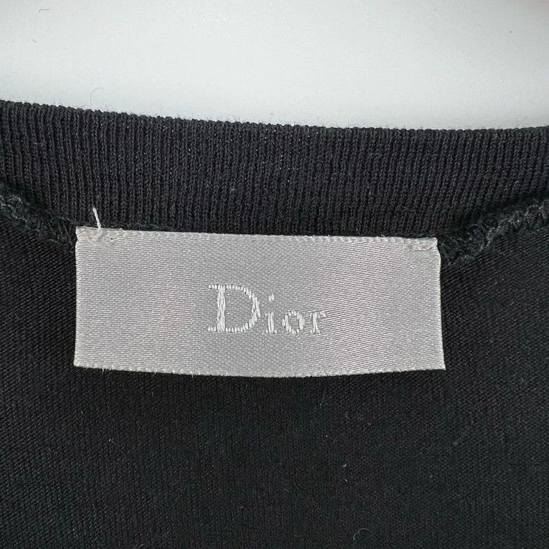 Dior Dior Black embroidered little bee short-sleeved T-shirt Size US M / EU 48-50 / 2 - 3 Thumbnail