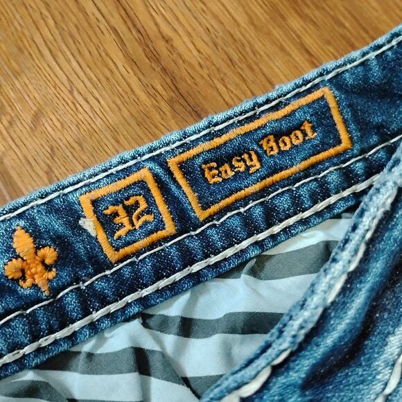 Rock Revival Vintage Y2K Rock Revival Natashia Easy Boot Denim Jeans Size 32" / US 10 / IT 46 - 6 Thumbnail
