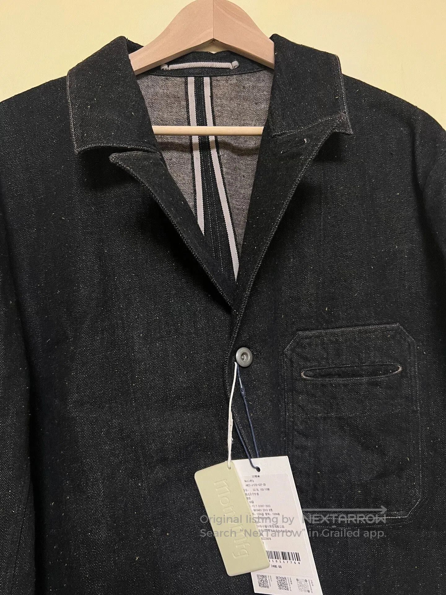 MotivMfg New Castel Denim Jacket for Men. Size US L / EU 52-54 / 3 - 2 Thumbnail