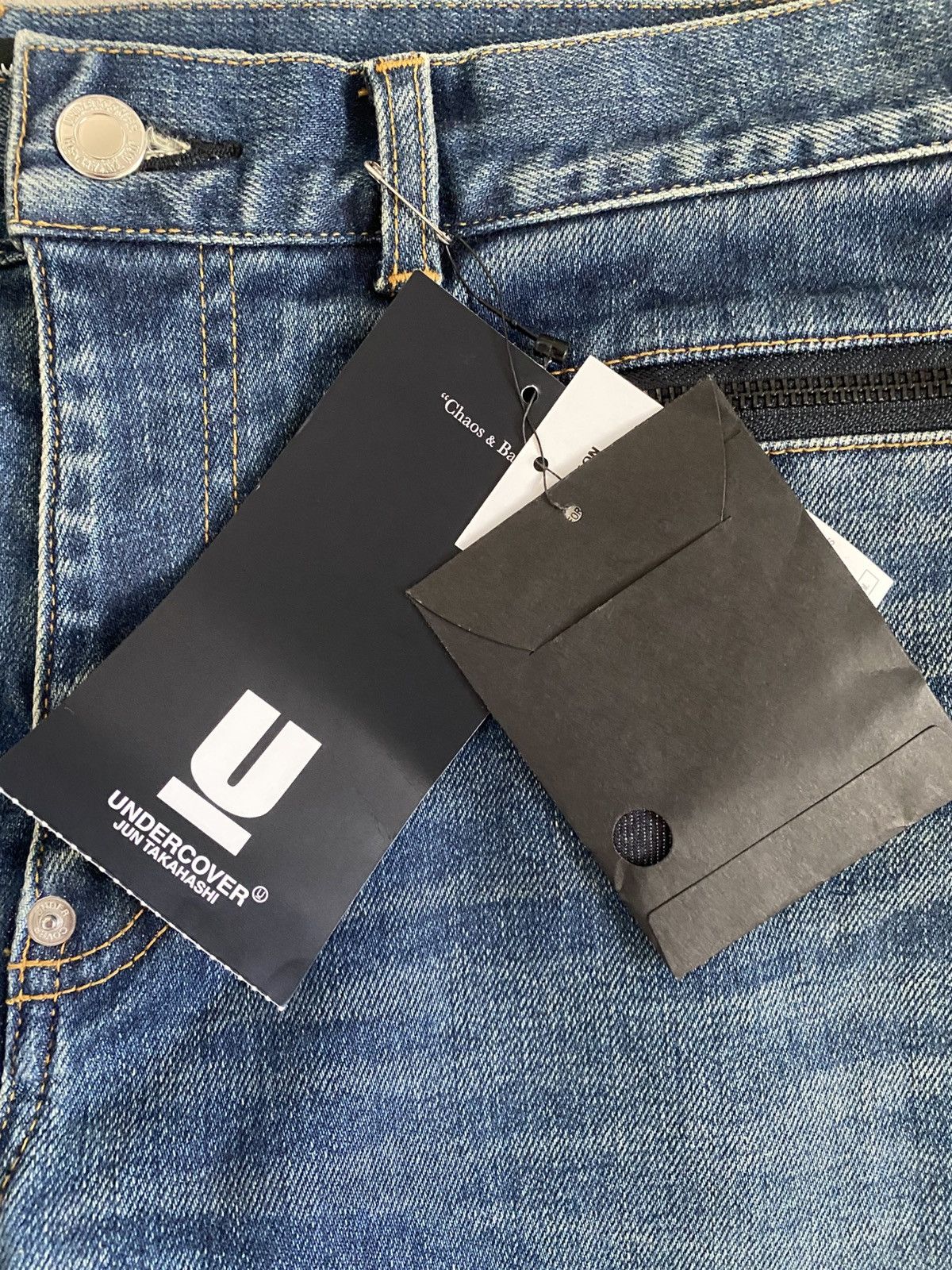 Undercover 2023 AW "Komische" Hand Denim Pants Size US 32 / EU 48 - 15 Thumbnail