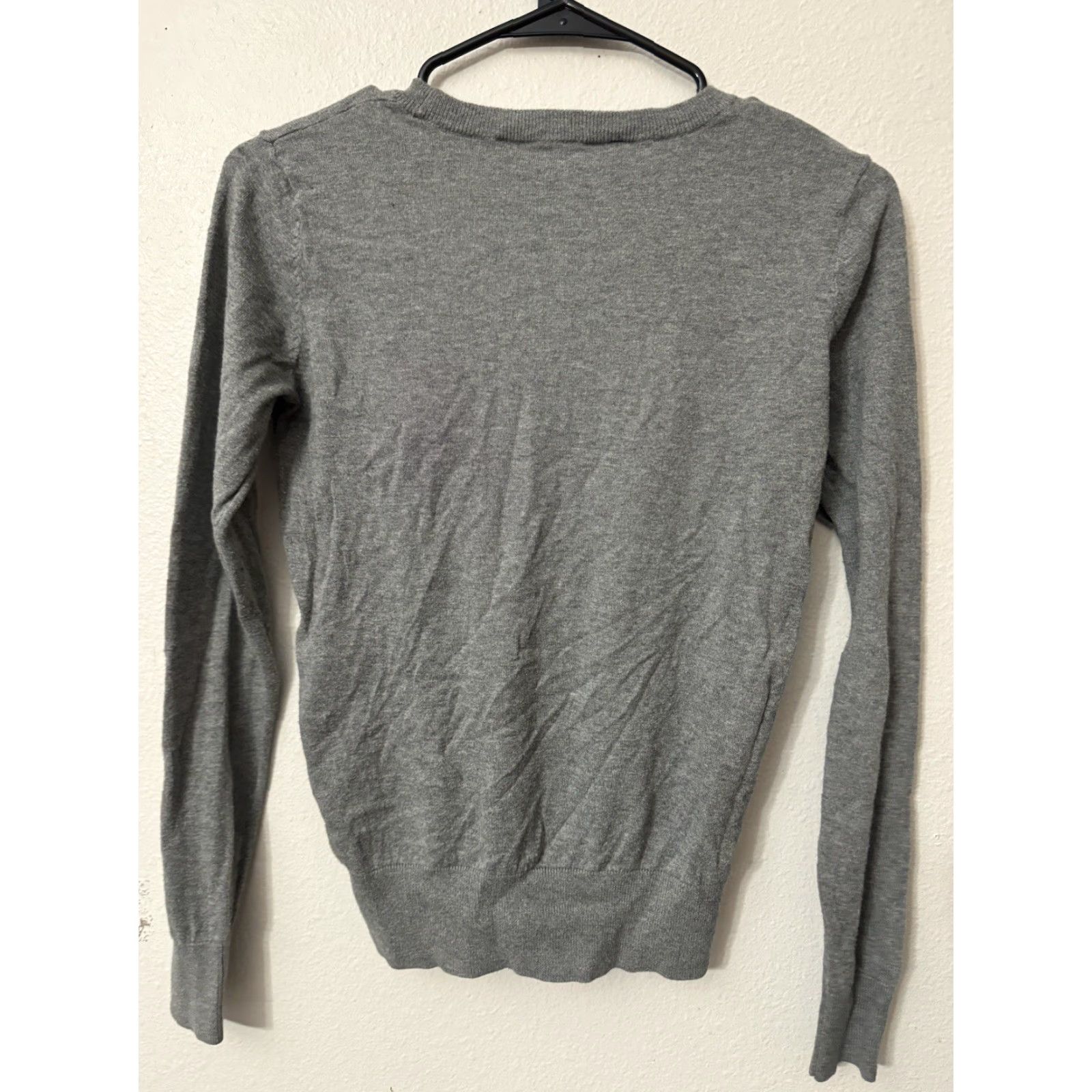 French Connection FRENCH CONNECTION Gray Eye Lash Sequined Sweater Pullover Women Size Small Size S / US 4 / IT 40 - 3 Thumbnail