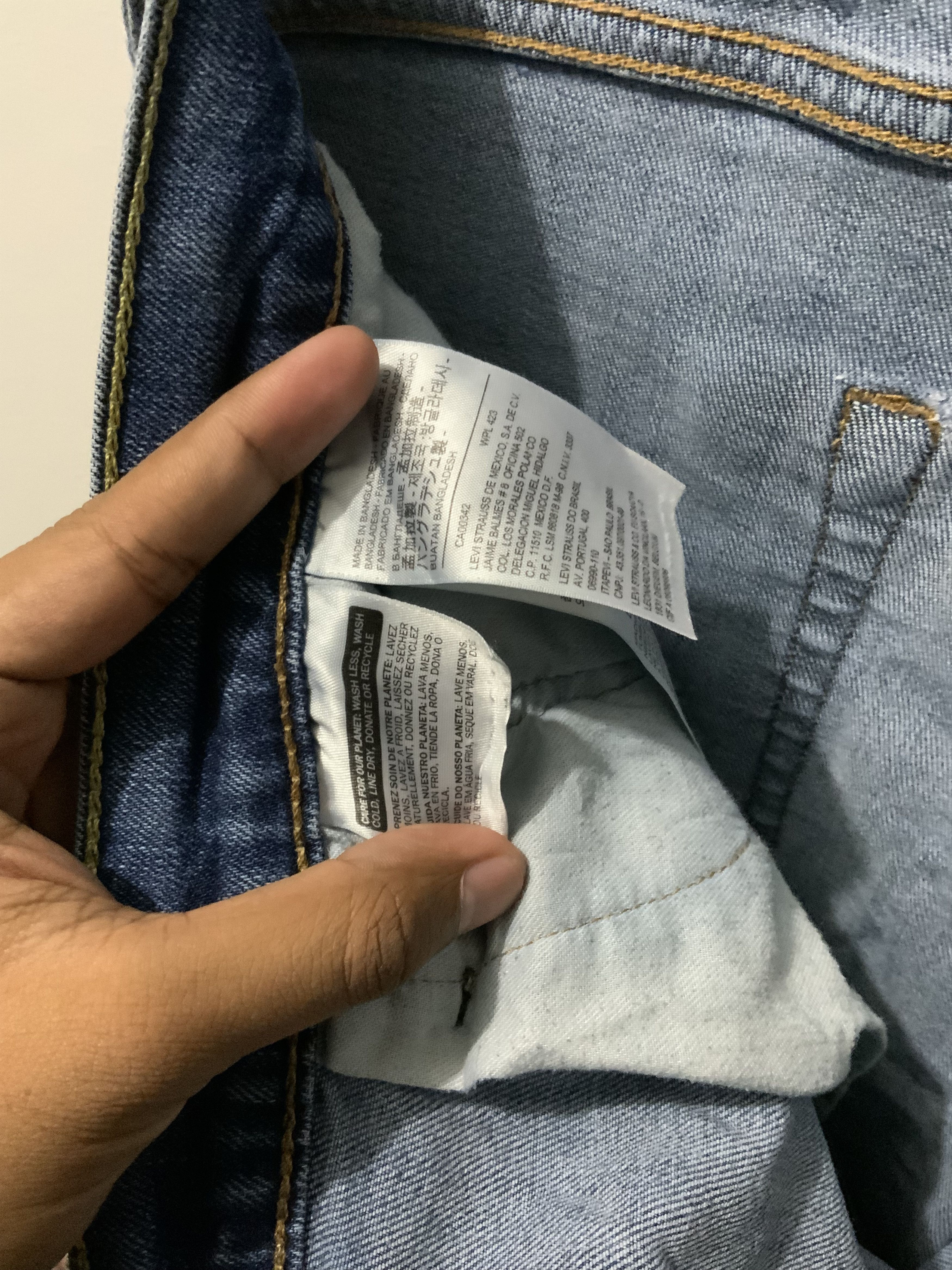 Levi's Levis 513 Acid Light Wash Jeans Size US 34 / EU 50 - 19 Thumbnail
