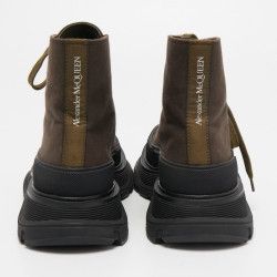 Alexander McQueen o1y1024 Ankle Boots in Military Green Size US 6 / EU 39 - 5 Thumbnail