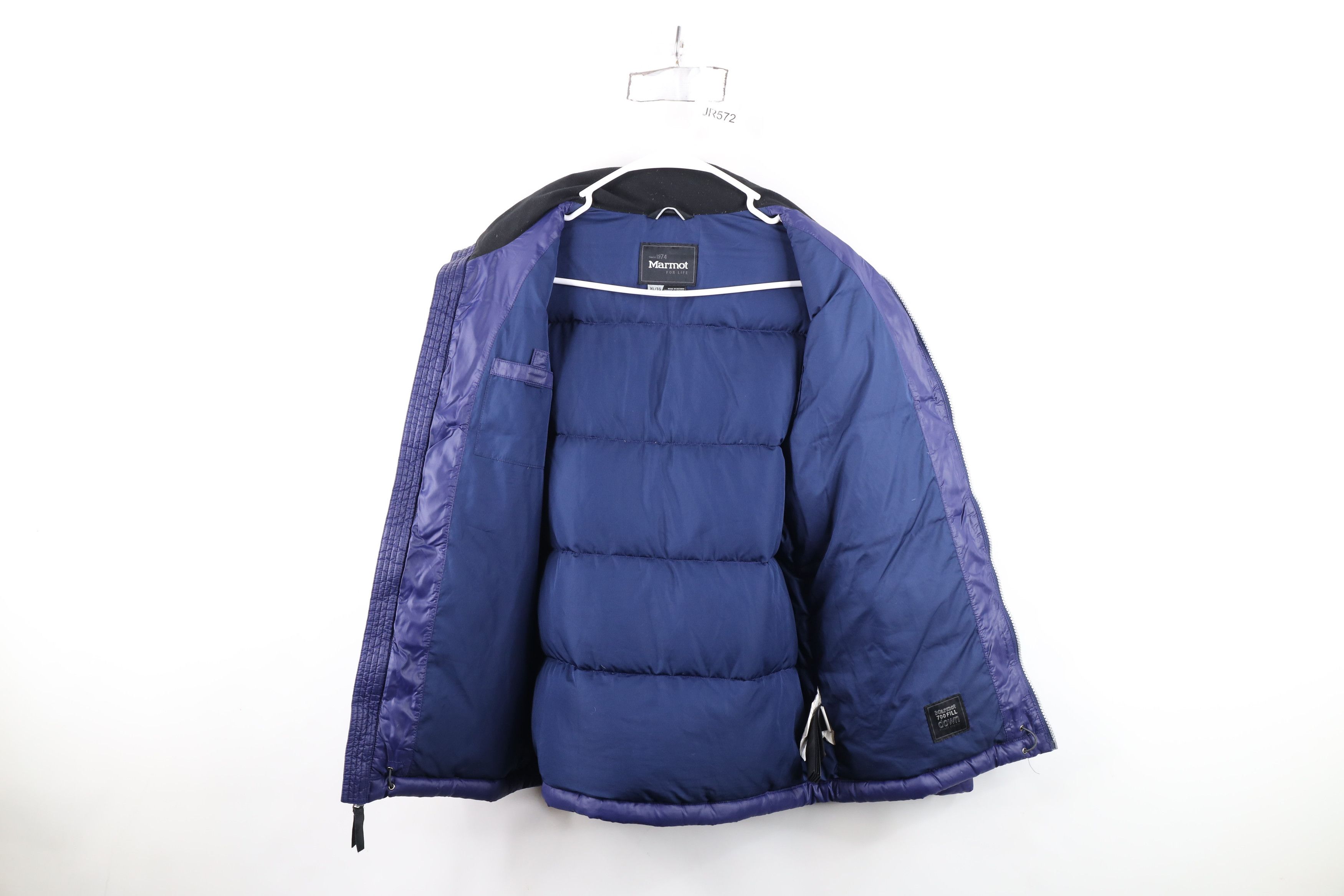 Marmot Marmot Down Feather Full Zip Winter Puffer Jacket Coat Blue Size XL / US 12-14 / IT 48-50 - 10 Thumbnail