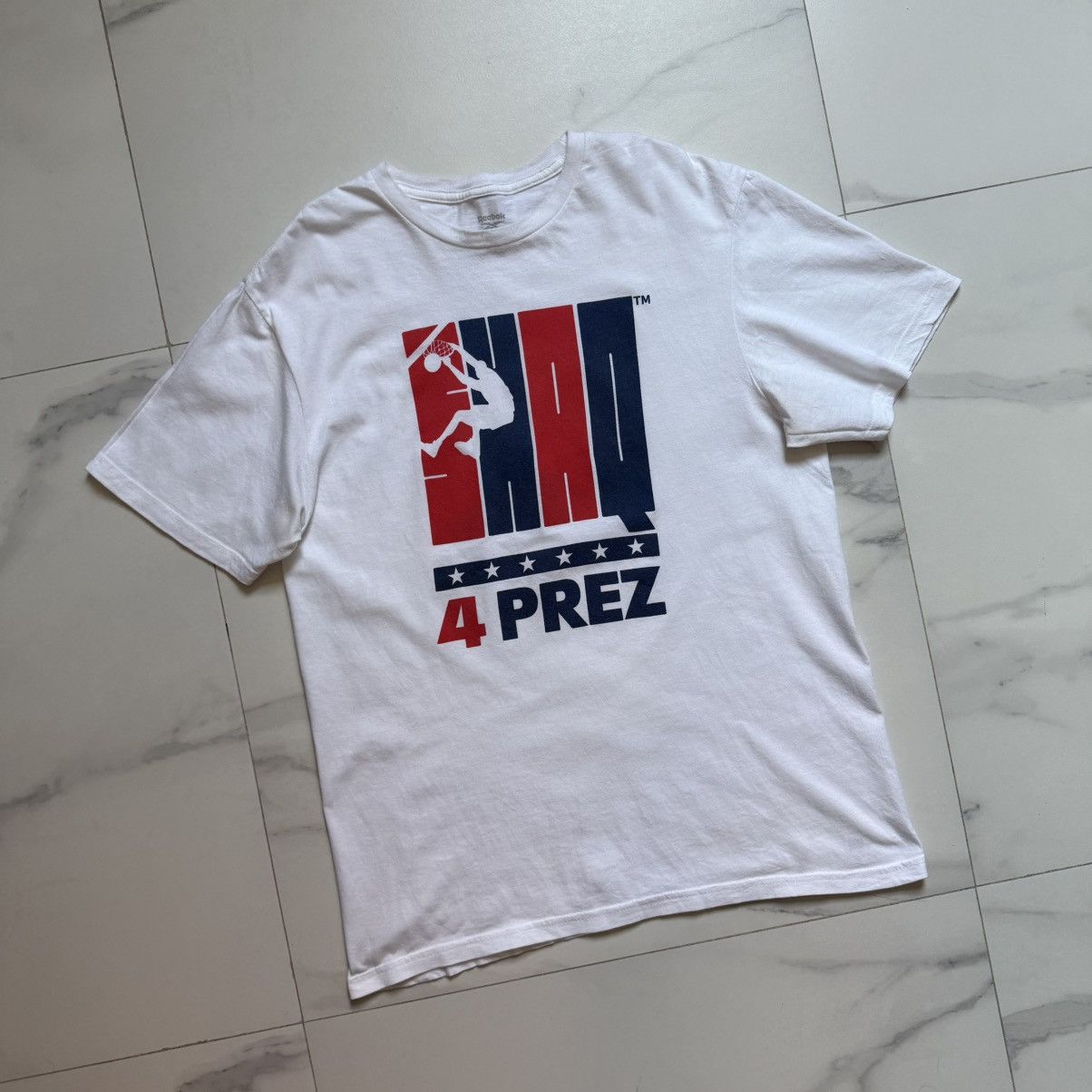 Reebok Reebok Basketball Shaq 4 Prez T-Shirt Size US M / EU 48-50 / 2 - 4 Thumbnail