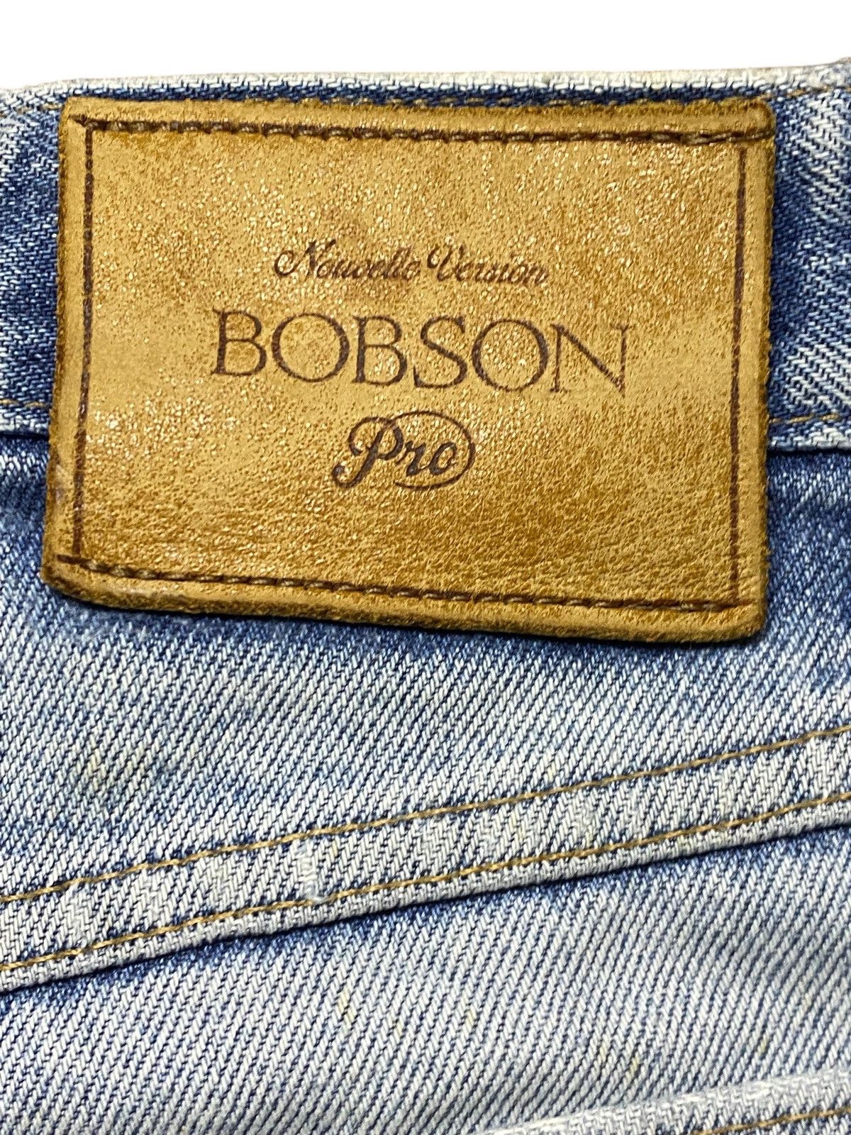 Vintage Vintage Bobson Pro 600 Japan Faded Wash Distressed Jeans Size US 28 / EU 44 - 12 Thumbnail