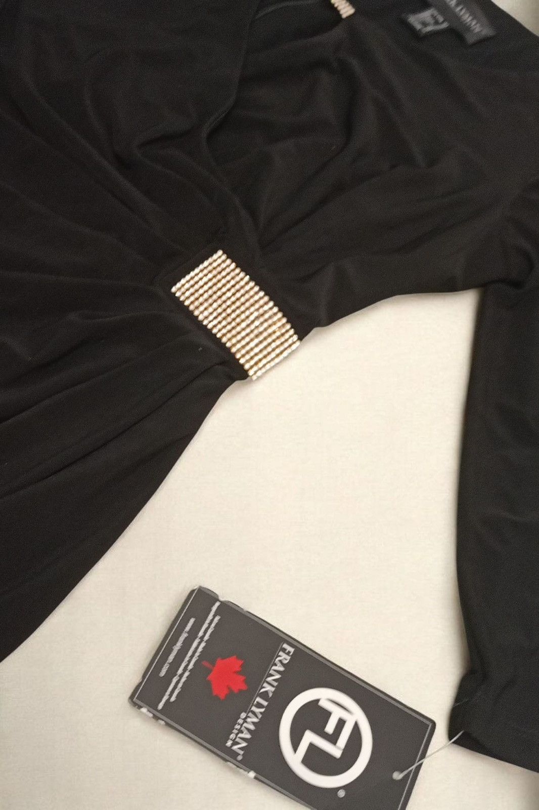 Other Frank Lyman Dress, Black , Size IT46, New with tags Size L / US 10 / IT 46 - 3 Thumbnail