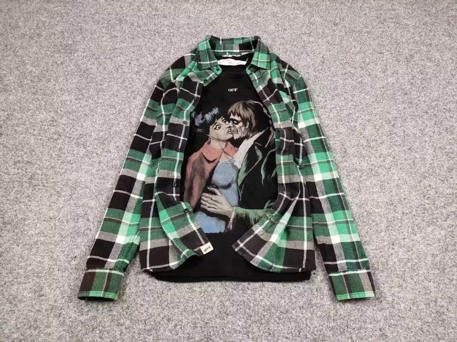 Flannel Vintage Flannel Shirt Travis Scott Style Size US M / EU 48-50 / 2 - 2 Thumbnail