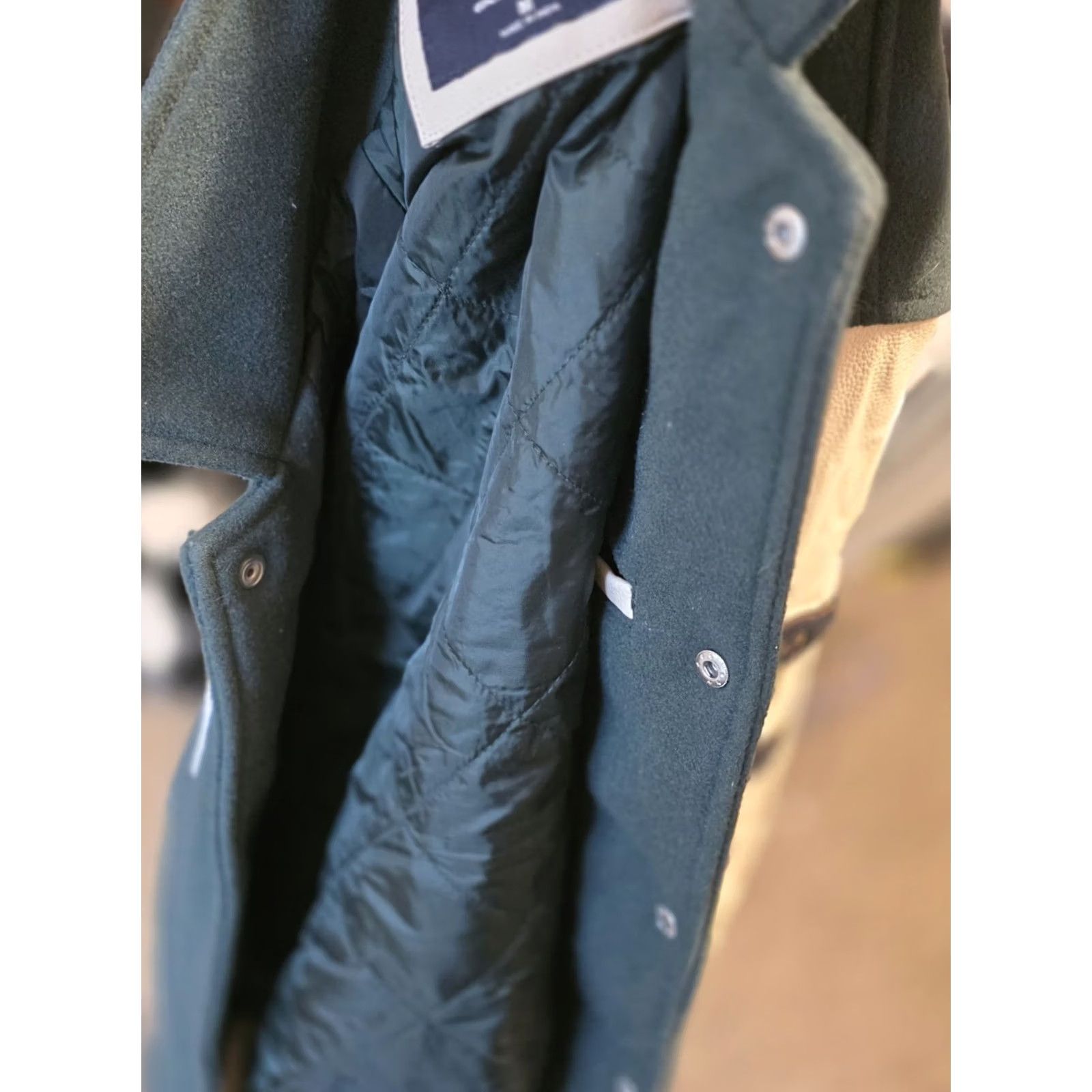 Abercrombie & Fitch VINTAGE Abercrombie & Fitch Varsity Bomber Jacket Coat Green White Mens Size M Size US M / EU 48-50 / 2 - 3 Thumbnail