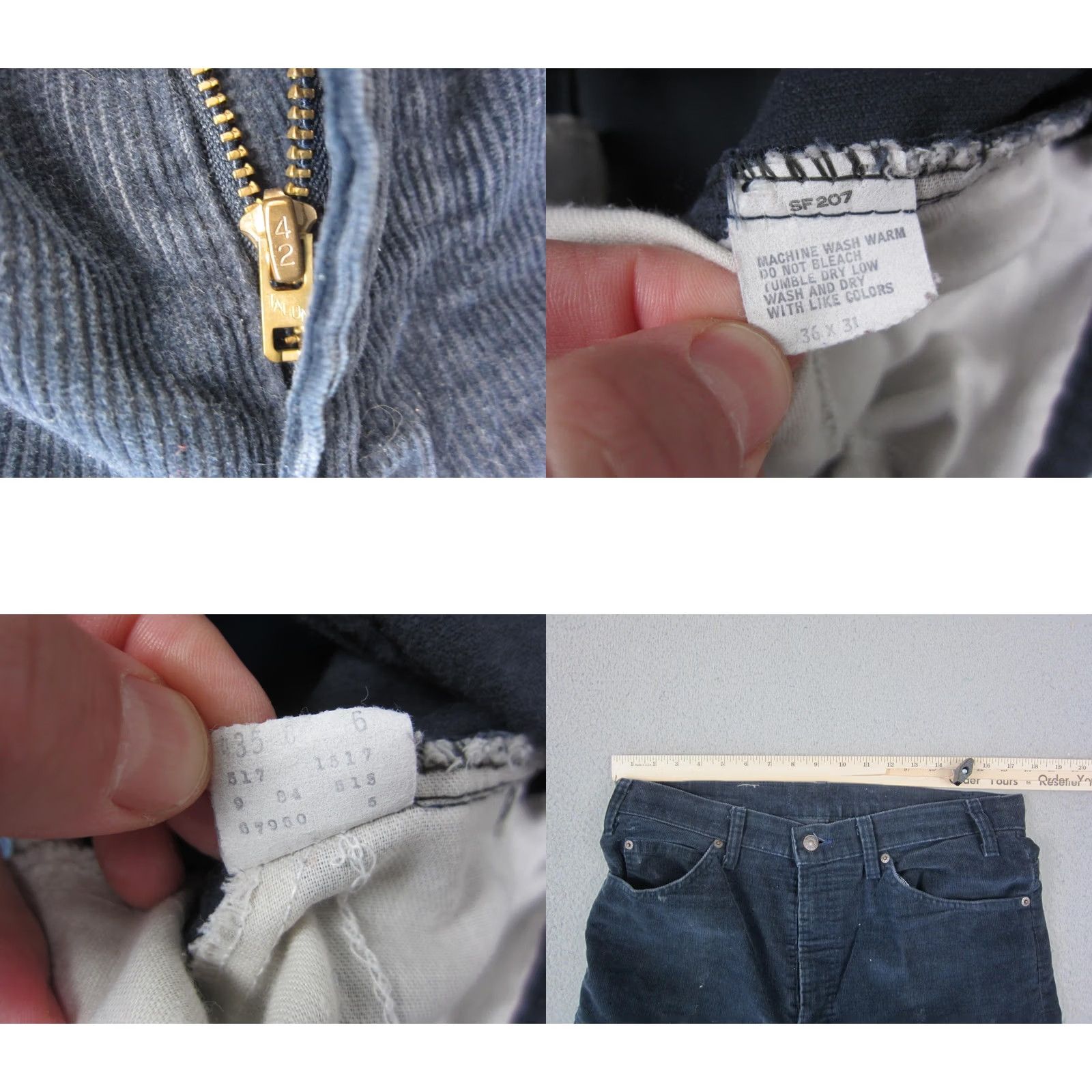 Levi's VINTAGE Levi's 517 Jeans Mens 36 Regular Denim Bootcut Blue 80s 90s City Preppy United States Levi's 500 Series Mens Jeans Pants Size US 36 / EU 52 - 8 Thumbnail