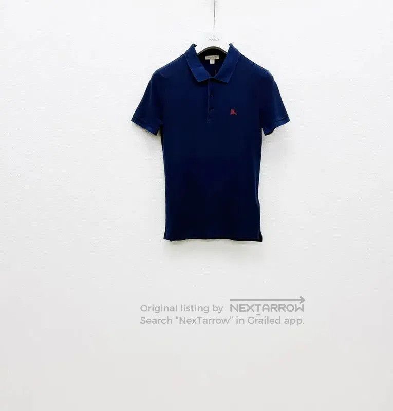 Burberry Burberry Navy Cotton Short Sleeve Polo. Size US XS / EU 42 / 0 - 5 Thumbnail