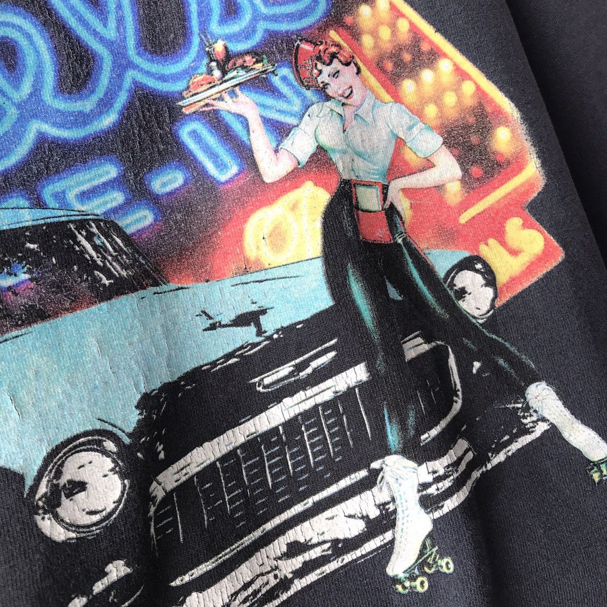 Vintage Mels Diner Since 1947 Boomtown Vintage American Diners Tee Size US L / EU 52-54 / 3 - 7 Thumbnail