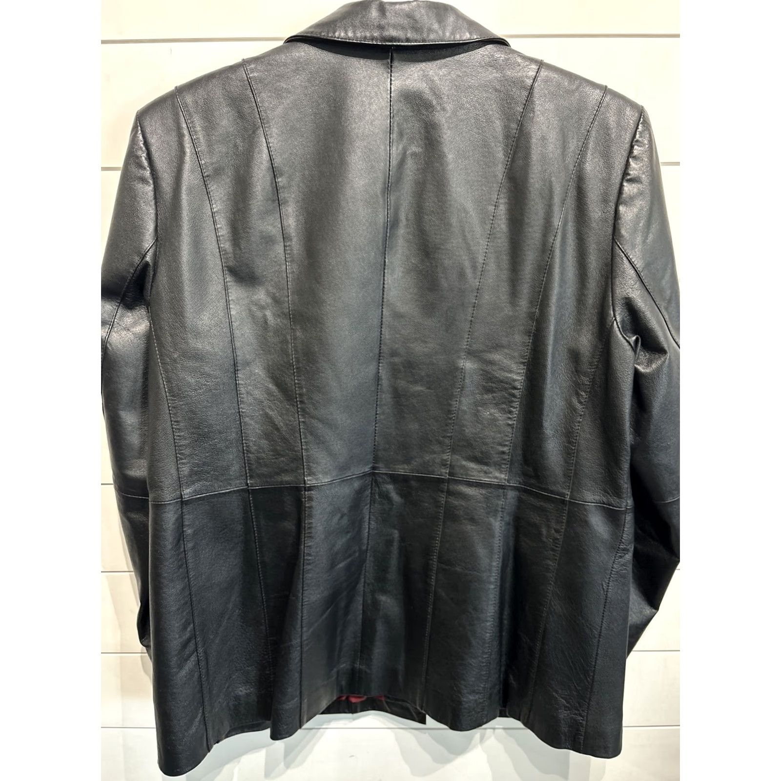 Worthington Worthington Leather Jacket Long Womens XL Black Size XL / US 12-14 / IT 48-50 - 4 Thumbnail