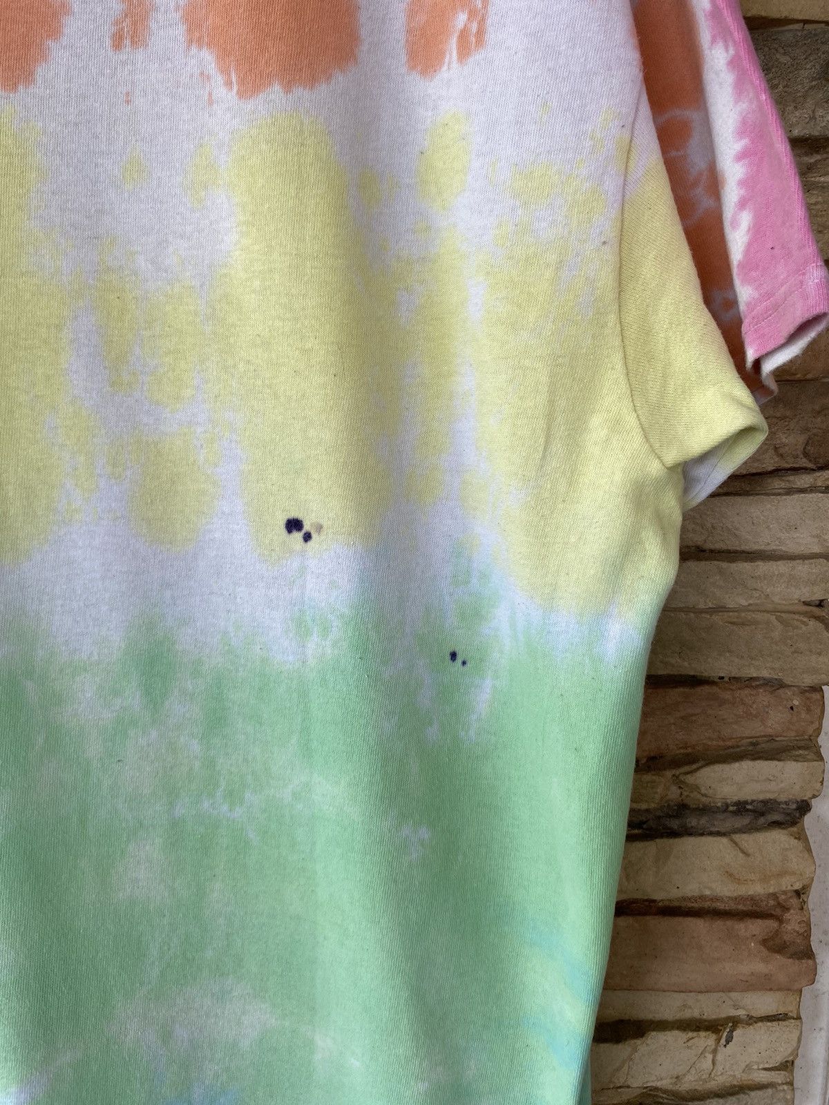 Vintage Woodstock Liquid Blue Tie Dye Tshirt Band Tees Size US XXL / EU 58 / 5 - 8 Thumbnail