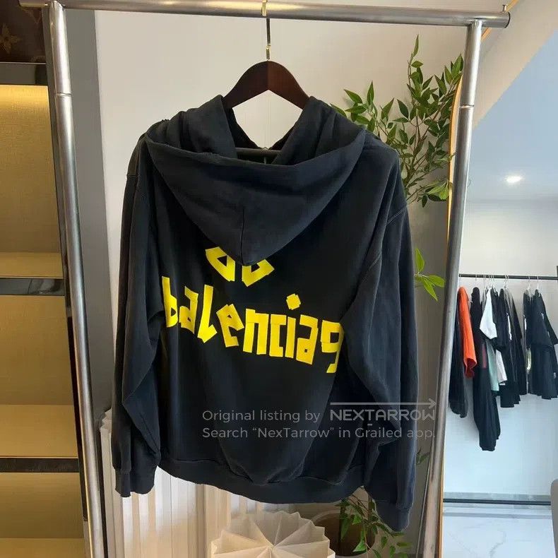 Balenciaga Balenciaga Alphabet Logo Printed Zipper Black Size US M / EU 48-50 / 2 - 2 Thumbnail