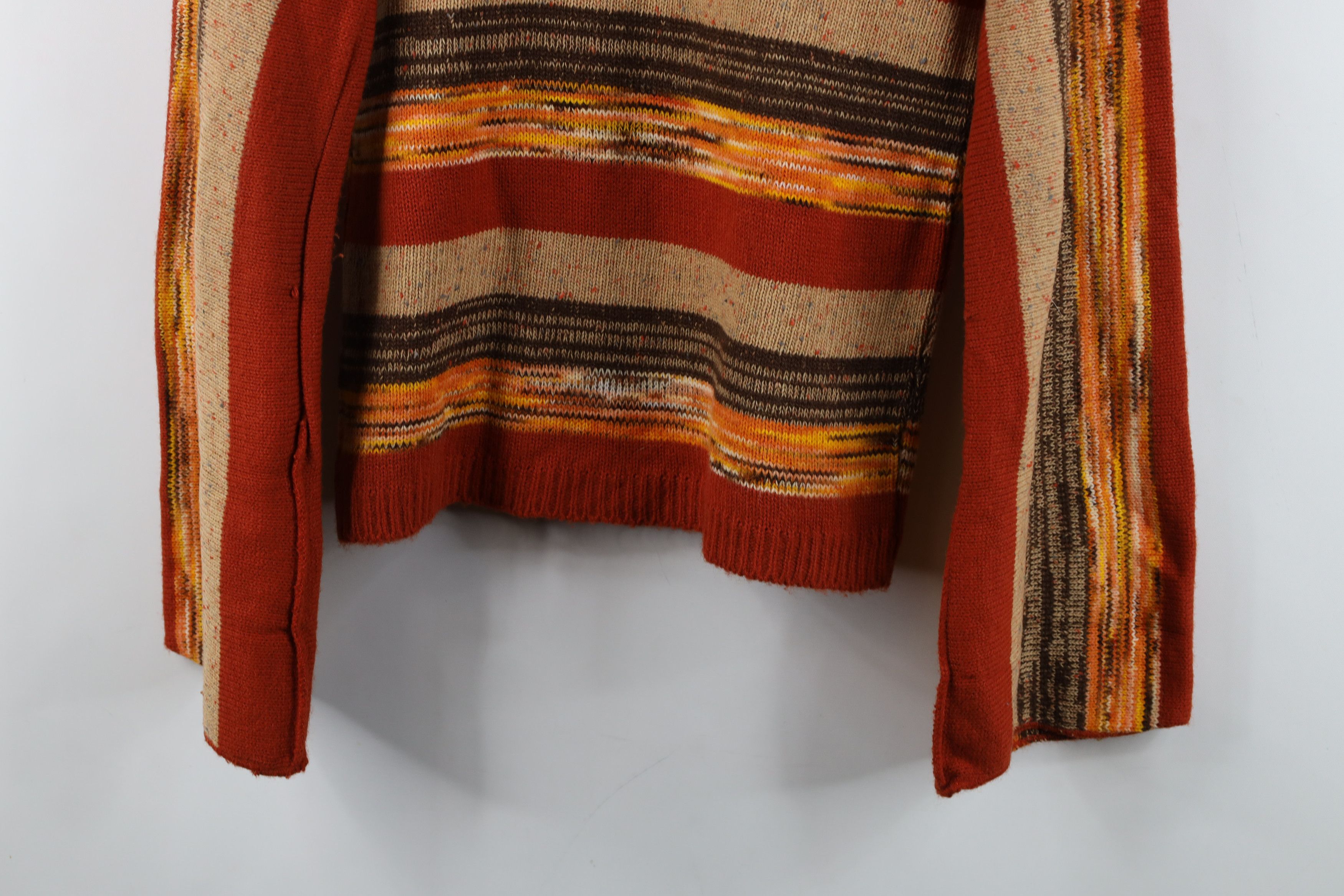 Vintage Vintage 60s 70s Boho Chic Flared Balloon Sleeve Knit Sweater Size M / US 6-8 / IT 42-44 - 11 Thumbnail