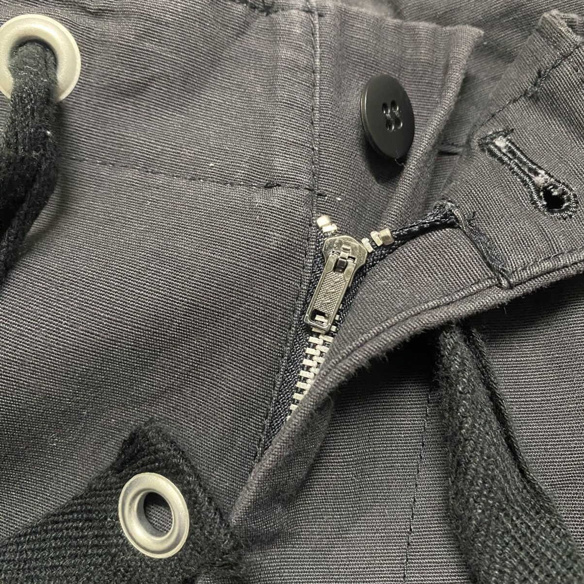 Le Grande Bleu (L.G.B.) MANIAC WORKS Black Cargo Pants Drawstring Size US 32 / EU 48 - 15 Thumbnail