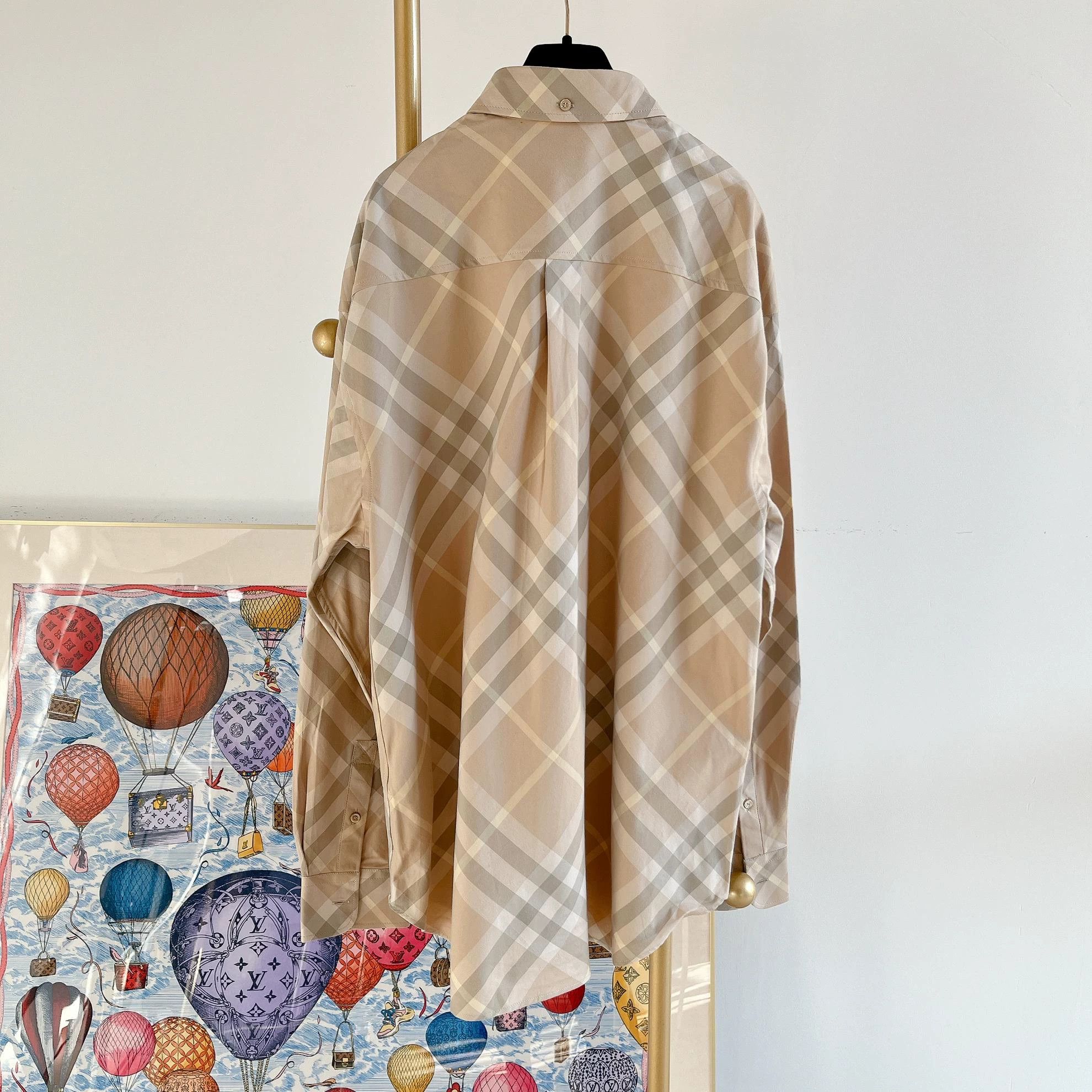 Burberry Burberry Check long-sleeve shirt L/G Size L / US 10 / IT 46 - 2 Thumbnail