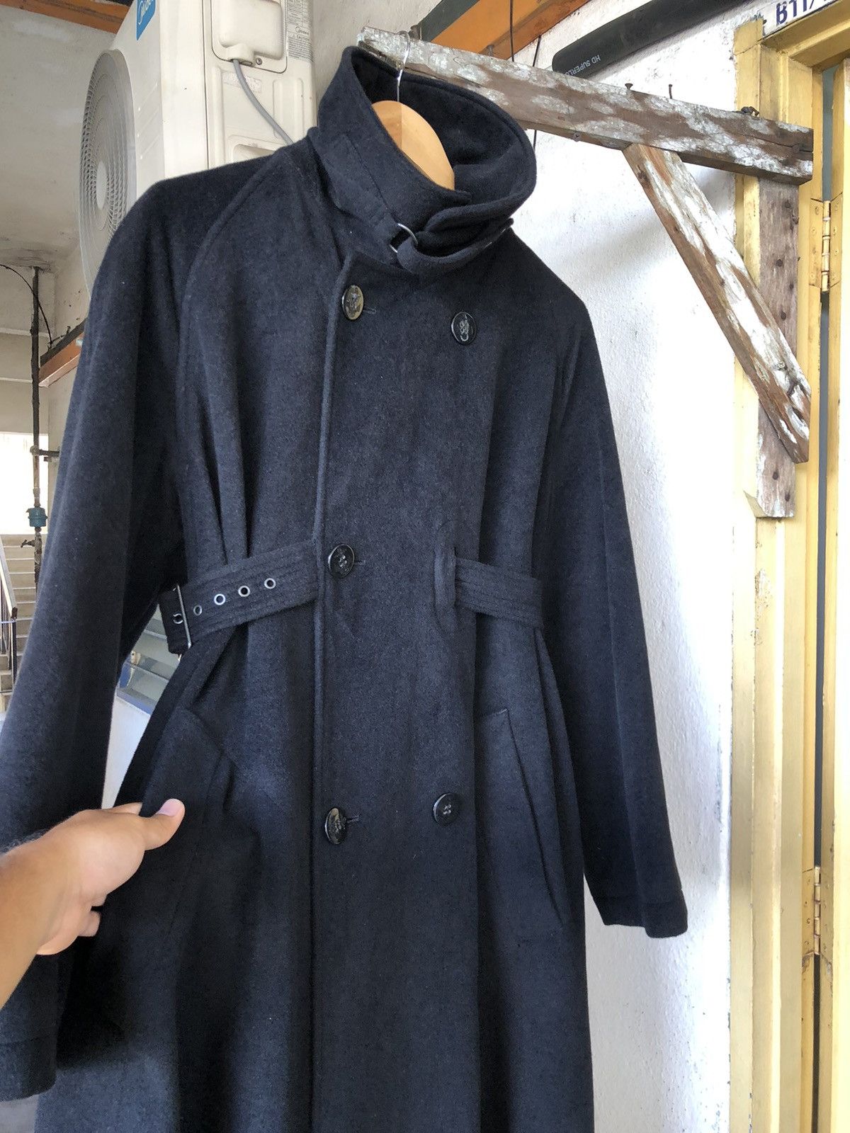 Jean Paul Gaultier On fire🔥 Jean Paul Gaultier Femme Wool Long Coat Size S / US 4 / IT 40 - 11 Thumbnail
