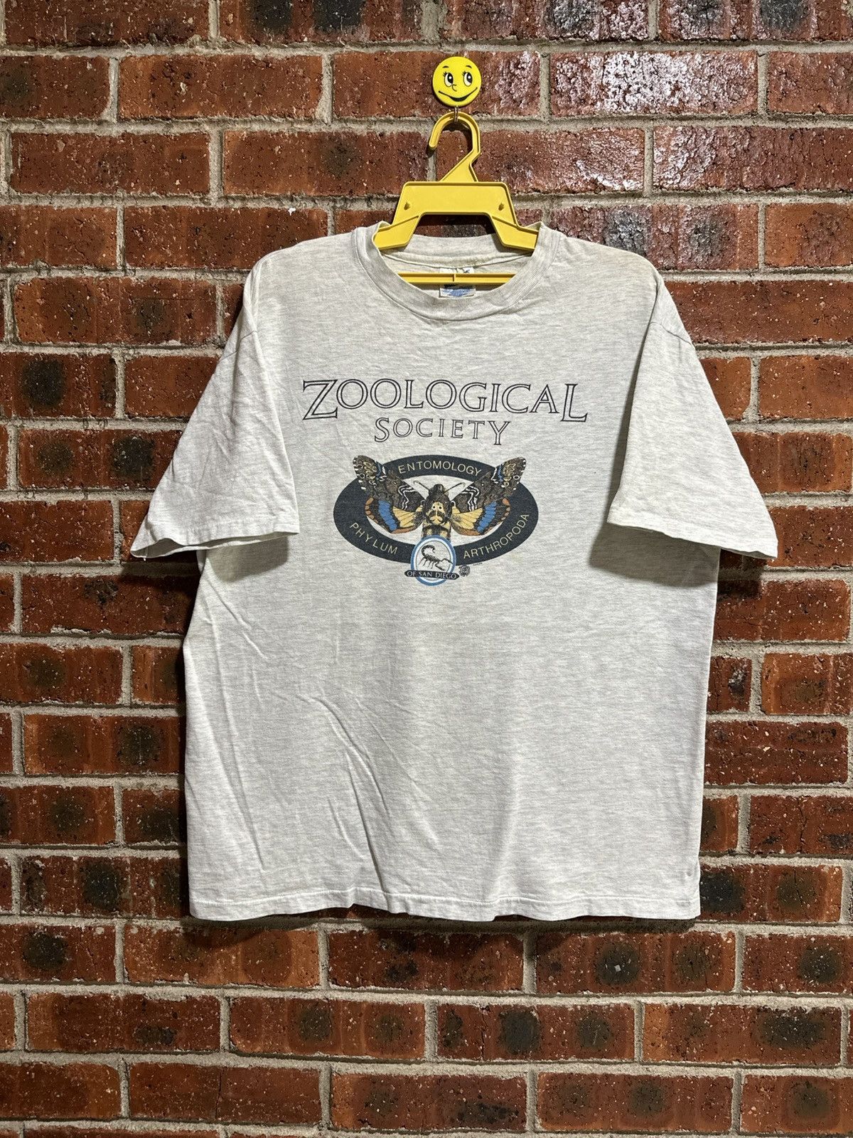 Hanes Vintage 90s Zoological Society Faded Tee Size US XL / EU 56 / 4 - 1 Thumbnail