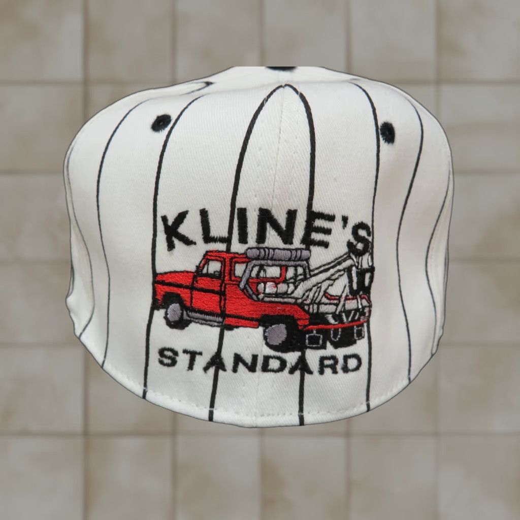 GAS VTG HaT Kline's Towing Gas Station Pinstripe Mechanic Shop Baseball Trucker Cap Hat adjustable multi-color Mens Girls Adults? Size ONE SIZE - 1 Thumbnail