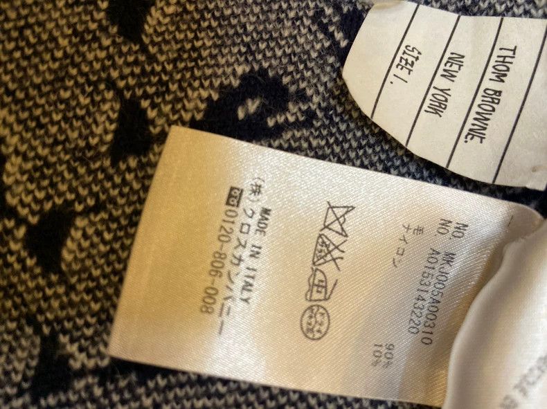 Thom Browne Thom Browne size1 Whale embroidered jacket Size US S / EU 44-46 / 1 - 6 Thumbnail