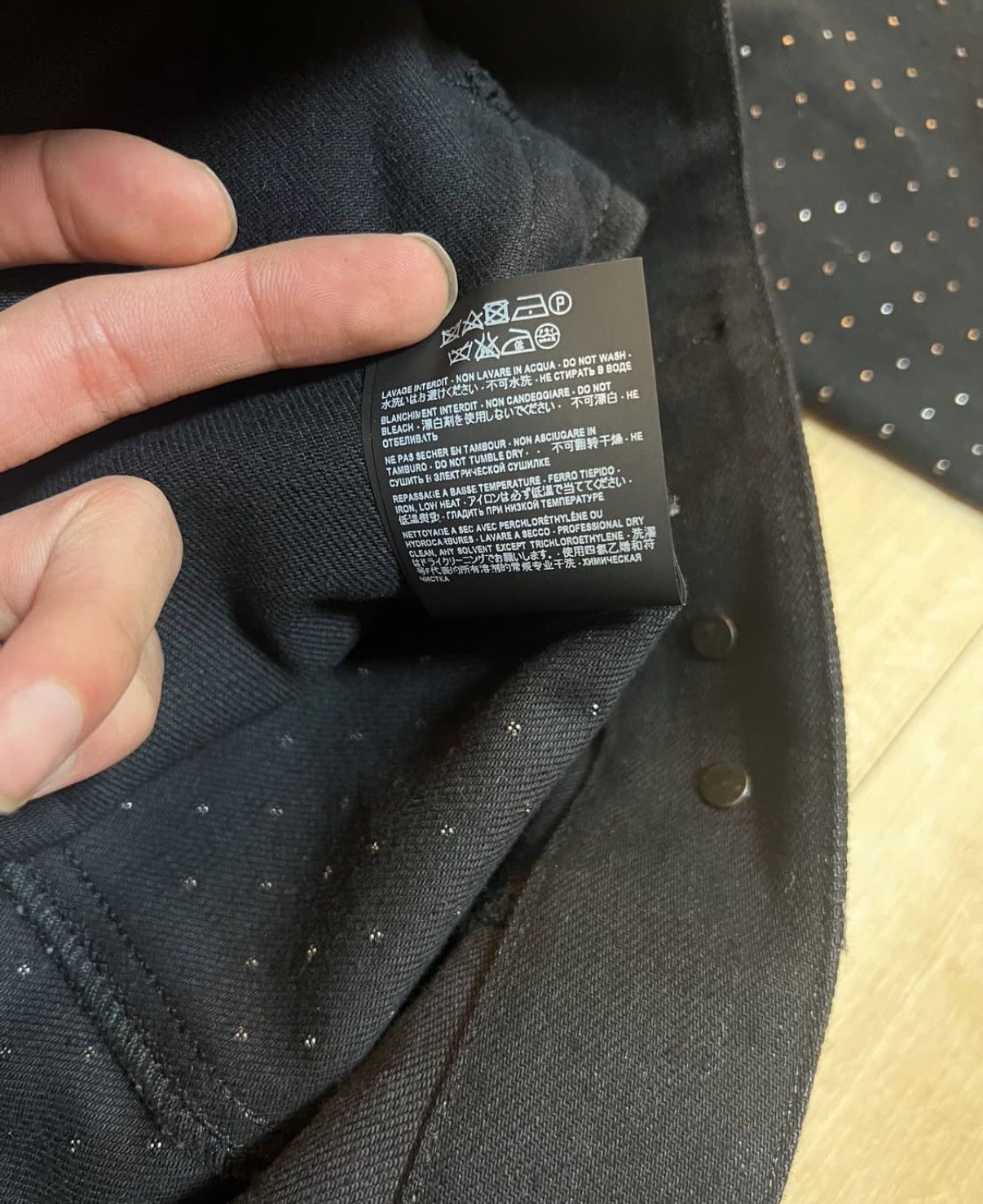 Saint Laurent Paris Saint laurent studded denim trucker jacket sz S Size US S / EU 44-46 / 1 - 7 Thumbnail