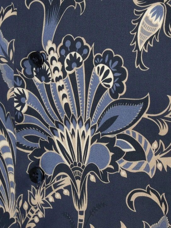 Etro o1lsvrm0425 Shirt in Navy Size US M / EU 48-50 / 2 - 5 Thumbnail