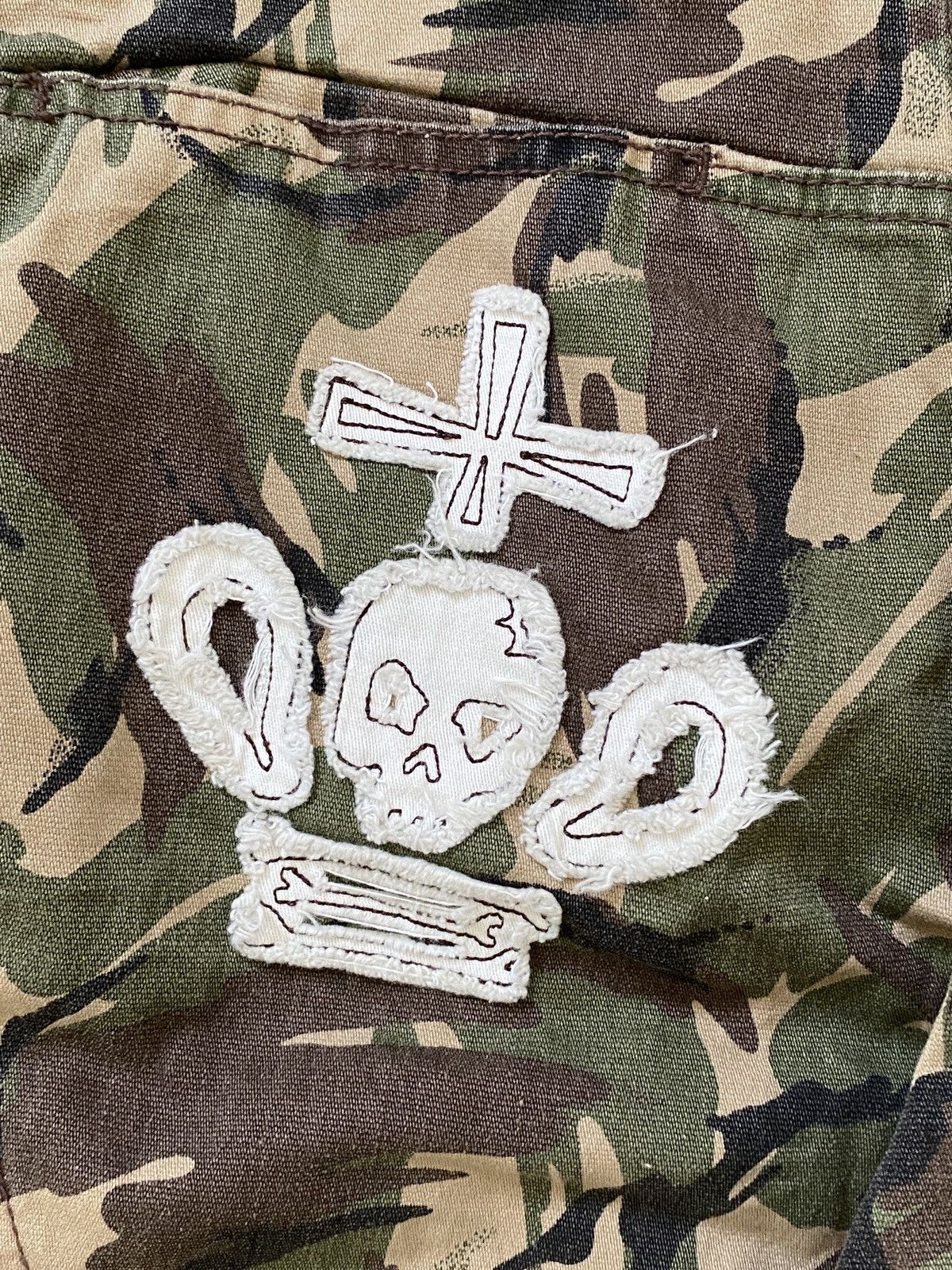 If Six Was Nine 2000s Algonquins - Punk Camo Flared Pants Vkei Size US 32 / EU 48 - 11 Thumbnail