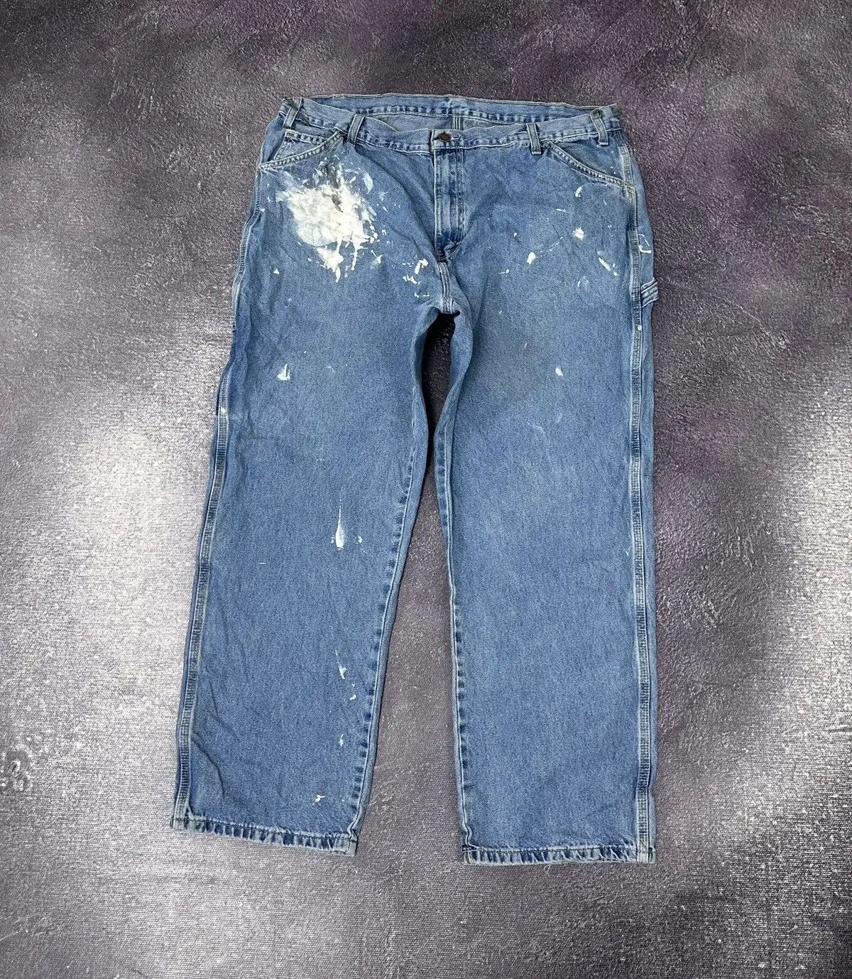 Dickies × Vintage Vintage Dickies USA Light Blue Denim Hype Baggy Jeans Size US 42 / EU 58 - 2 Thumbnail