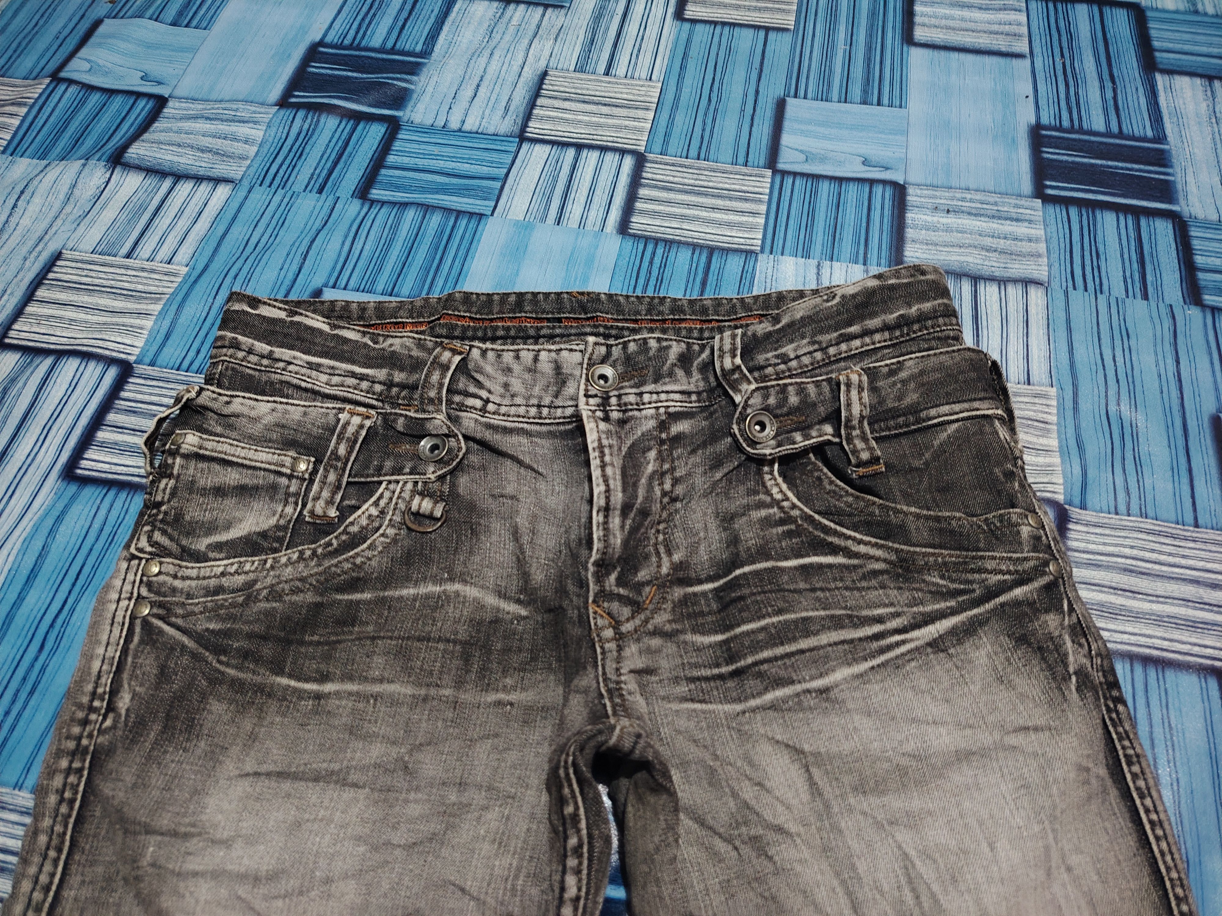 If Six Was Nine Nicole Club Double Waist NCFM Distressed jeans Flared Jeans Size US 33 - 3 Thumbnail