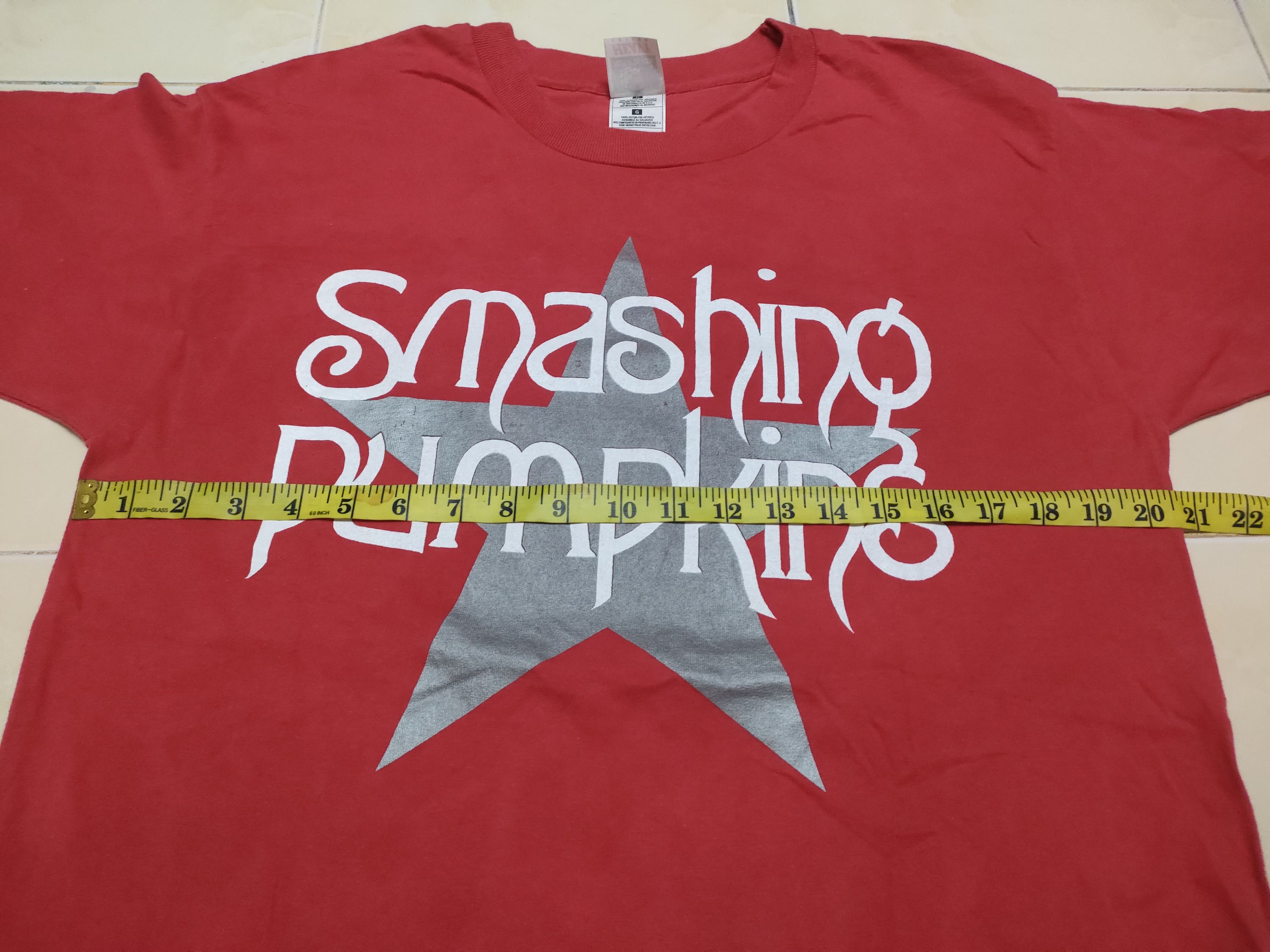 Band Tees × Vintage Vintage 90's Smashing Pumpkins Music Band Rock Punk Size US L / EU 52-54 / 3 - 7 Thumbnail