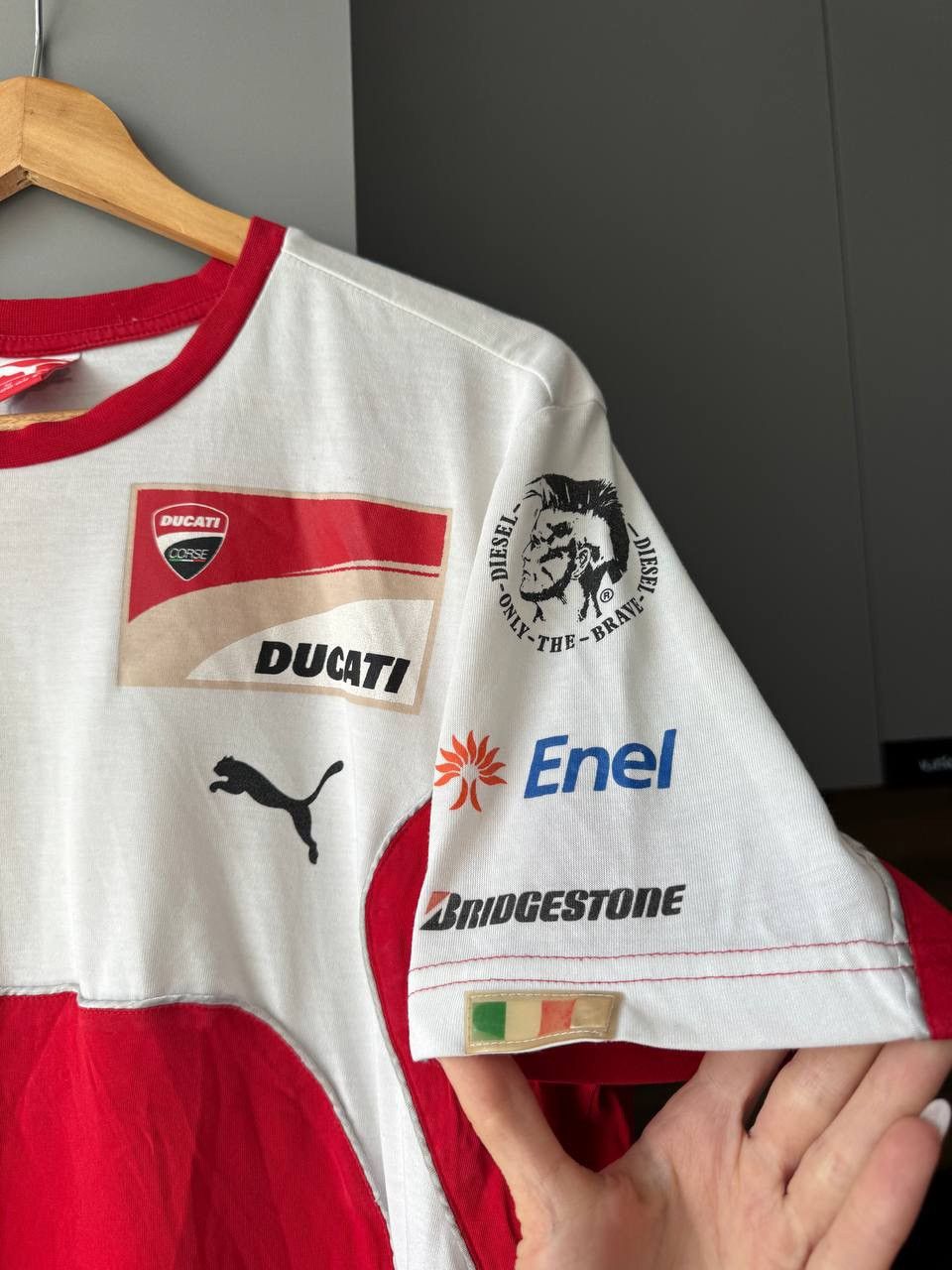 Puma Vintage Racing Tee Shirts Puma Ducati PatchWork Logo Size US M / EU 48-50 / 2 - 3 Thumbnail