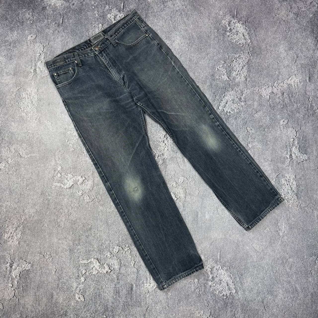 Versace Jeans Couture Vintage Versace Couture Grey Denim Jeans Size US 32 / EU 48 - 2 Thumbnail