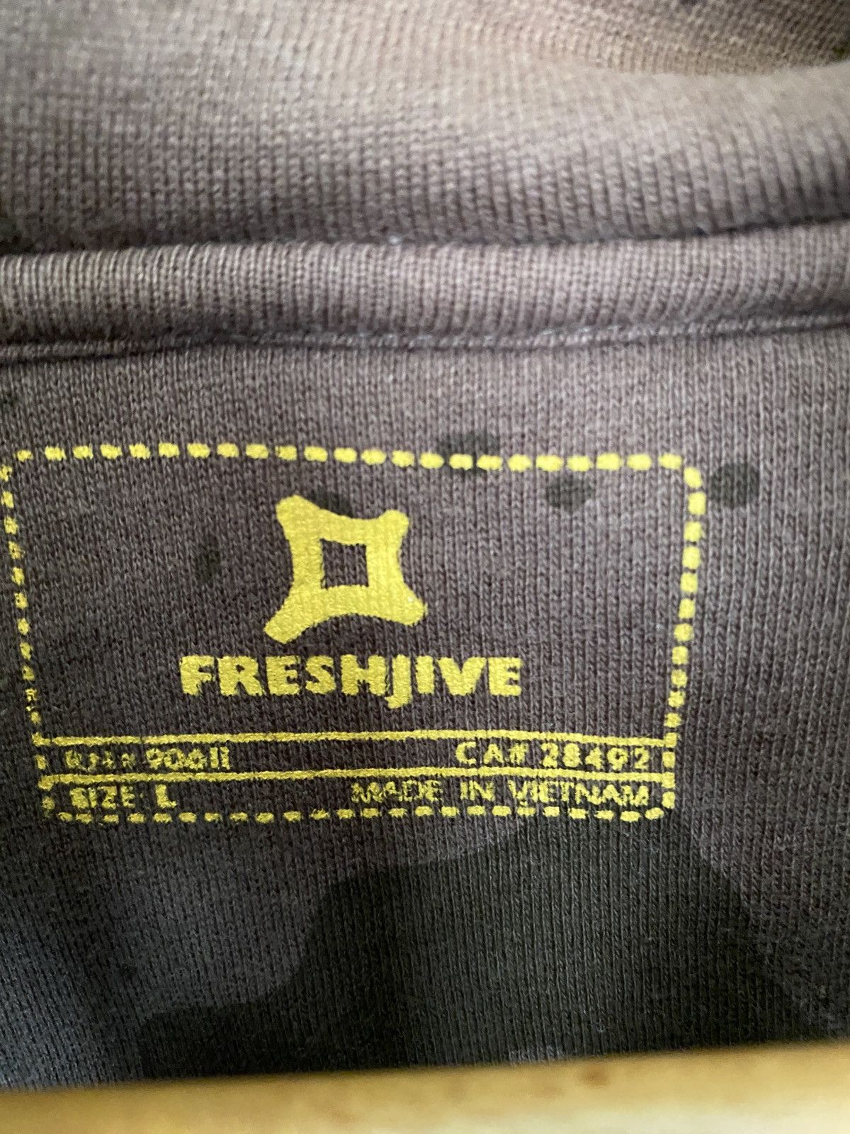 Freshjive × Vintage Freshhive Brown Camouflage Zipper Hoodie Size US L / EU 52-54 / 3 - 17 Thumbnail
