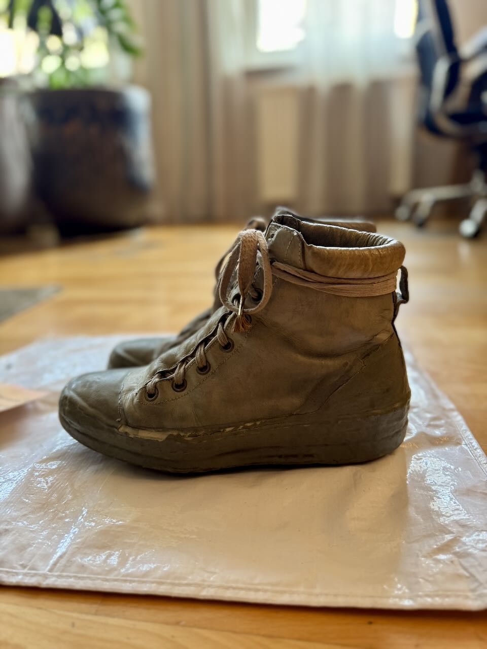 CAROL CHRISTIAN POELL AM/2524 ドリップスニーカー NOSEAM DRIP RUBBER SNEAKERS / CAROL CHRISTIAN POELL