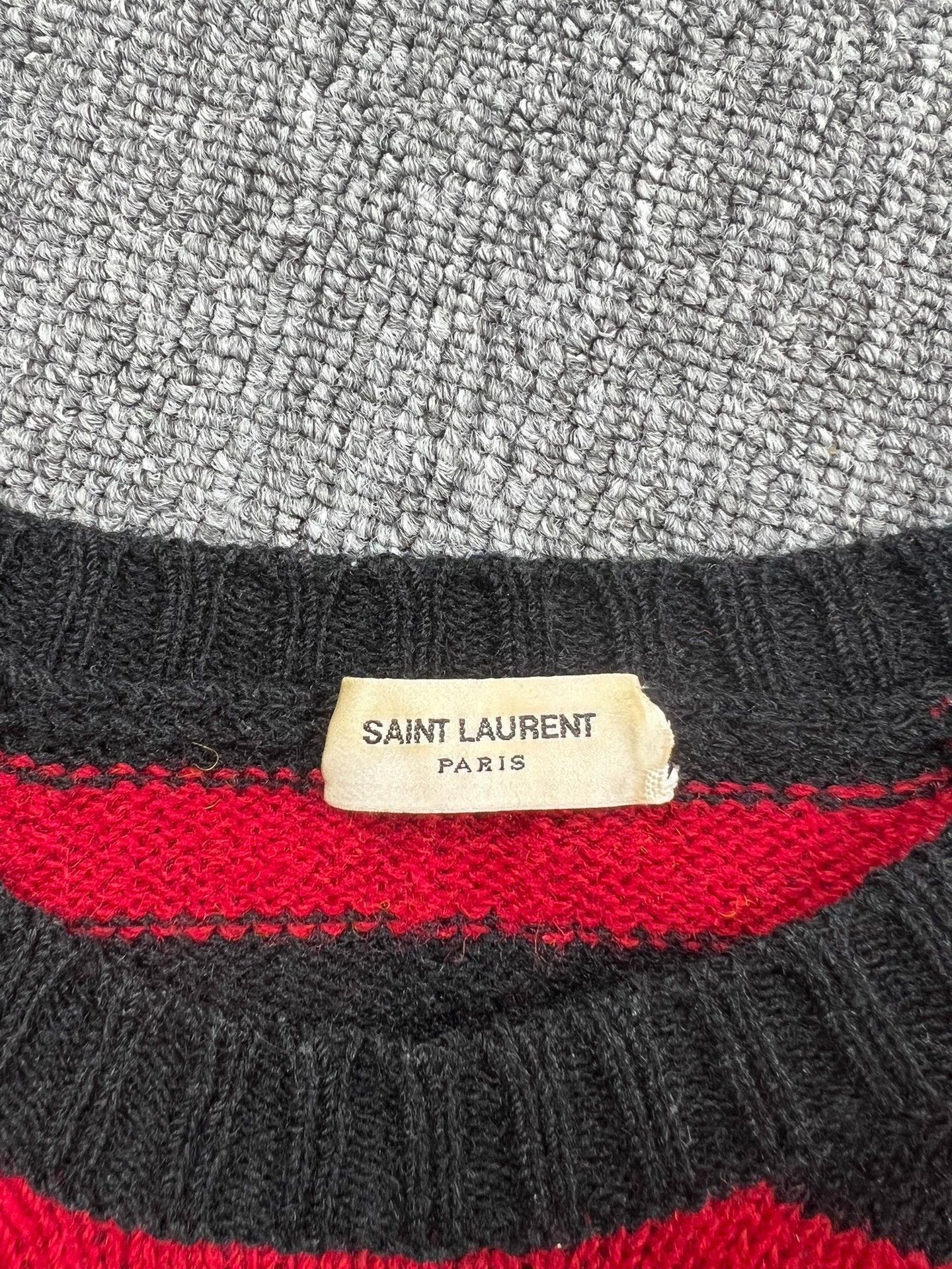 Saint Laurent Paris Saint Laurent Paris Saint Laurent Paris Black and red stri Size US S / EU 44-46 / 1 - 3 Thumbnail