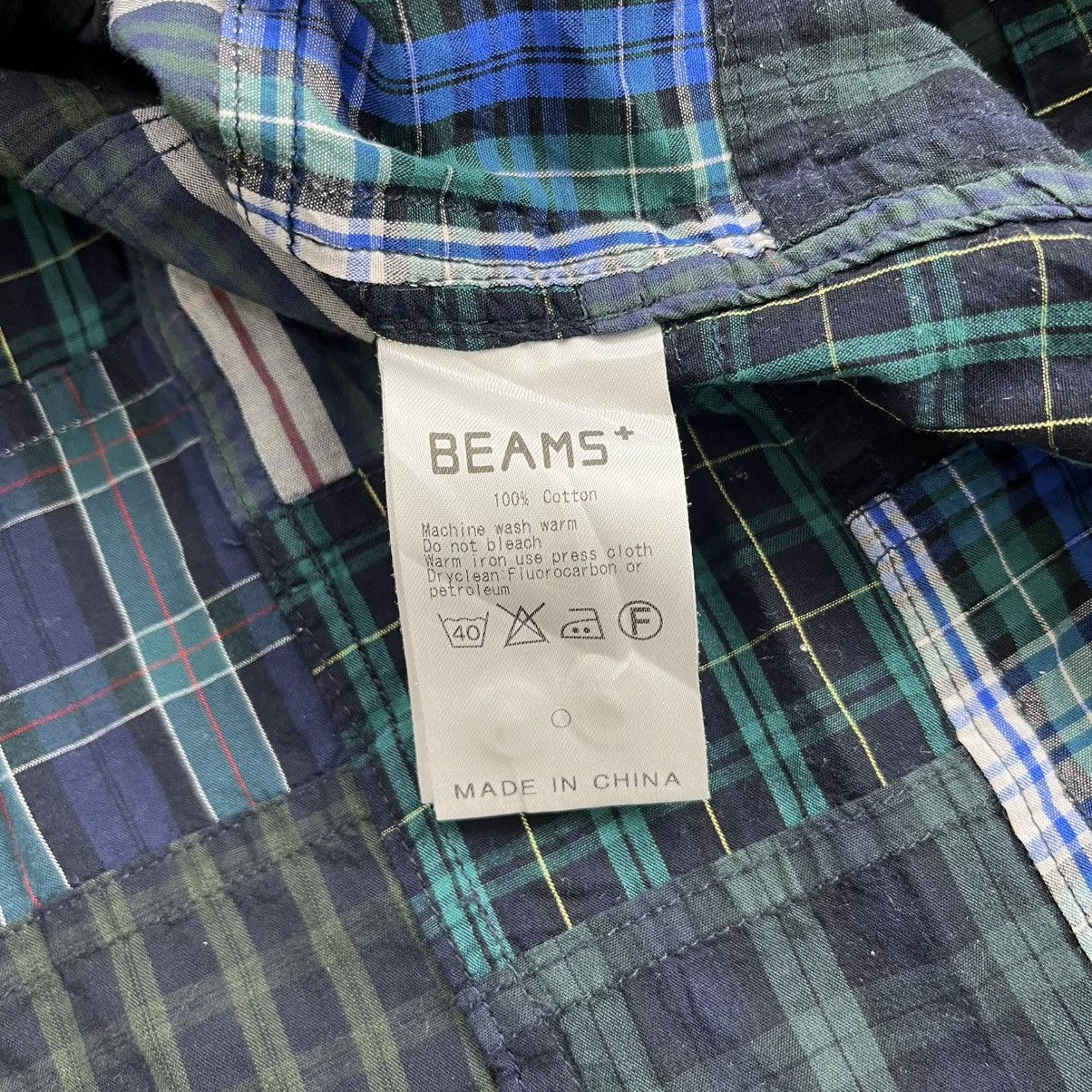 Beams Plus 2000s Beams Plus Japan Patchwork Plaid Western Shirt Size US M / EU 48-50 / 2 - 11 Thumbnail