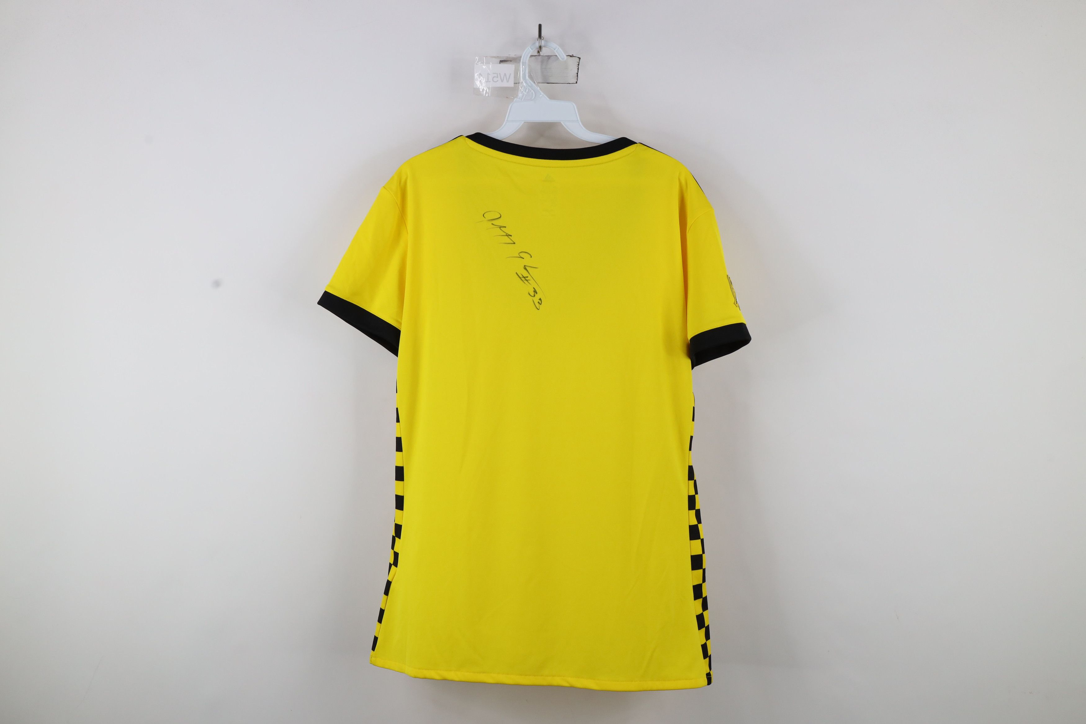 Adidas × Vintage Adidas Crew SC Soccer Football Jersey Yellow Autographed Size XL / US 12-14 / IT 48-50 - 13 Thumbnail