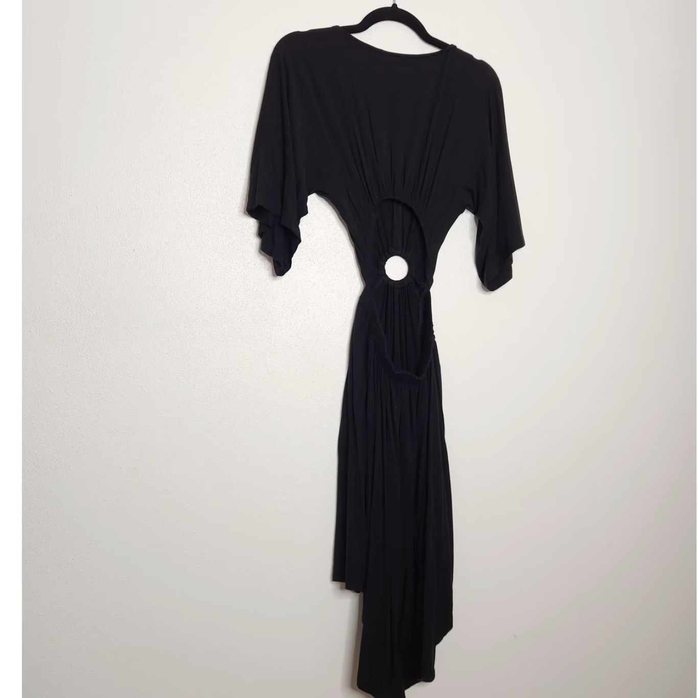 Vintage VINTAGE Zapelle Dress XS Black Midi Open Back Goth Whimsy Y2K Womens Women XS Black Midi Open Back Goth Whimsy Zapelle Dress Size XS / US 0-2 / IT 36-38 - 8 Thumbnail