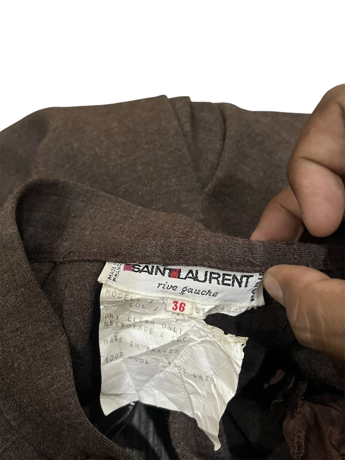 Saint Laurent Paris SAINT LAURENT WOOL CULOTTES Size 36" / US 14 / IT 50 - 12 Thumbnail